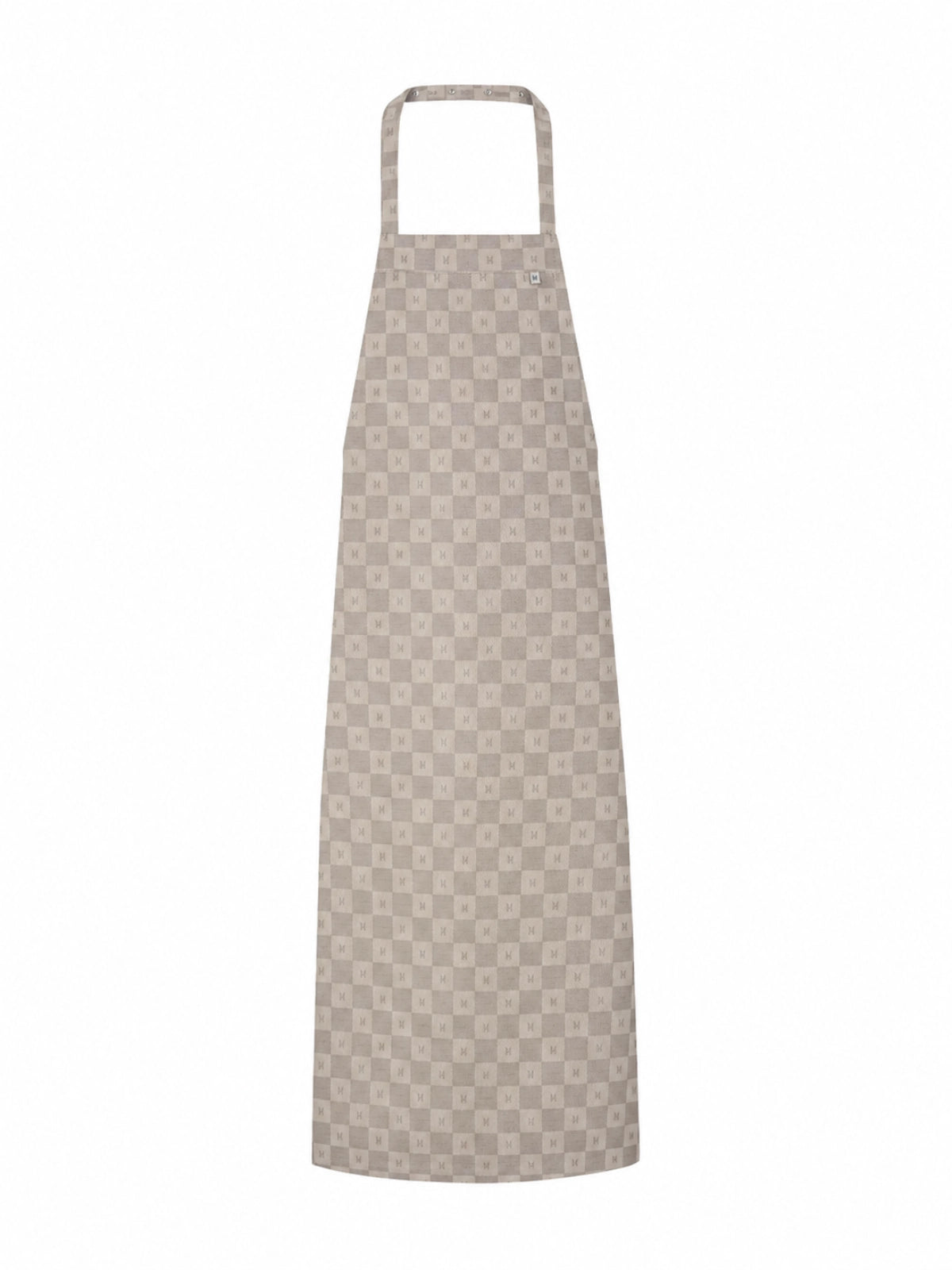 Bib Apron Denver Warm Grey - Le Nouveau Chef - ChefsCotton - With logo and name embroidery 3