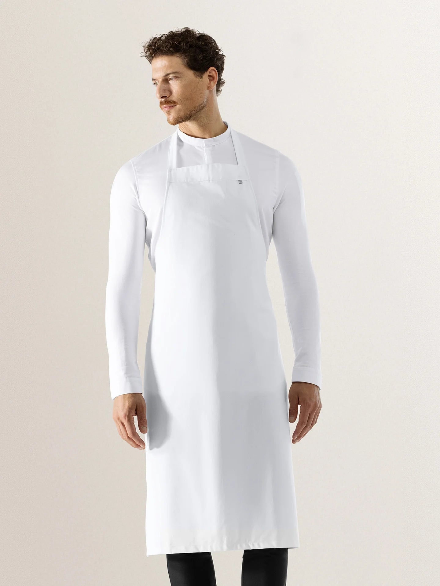 Bib Apron Denver White by Le Nouveau Chef - ChefsCotton