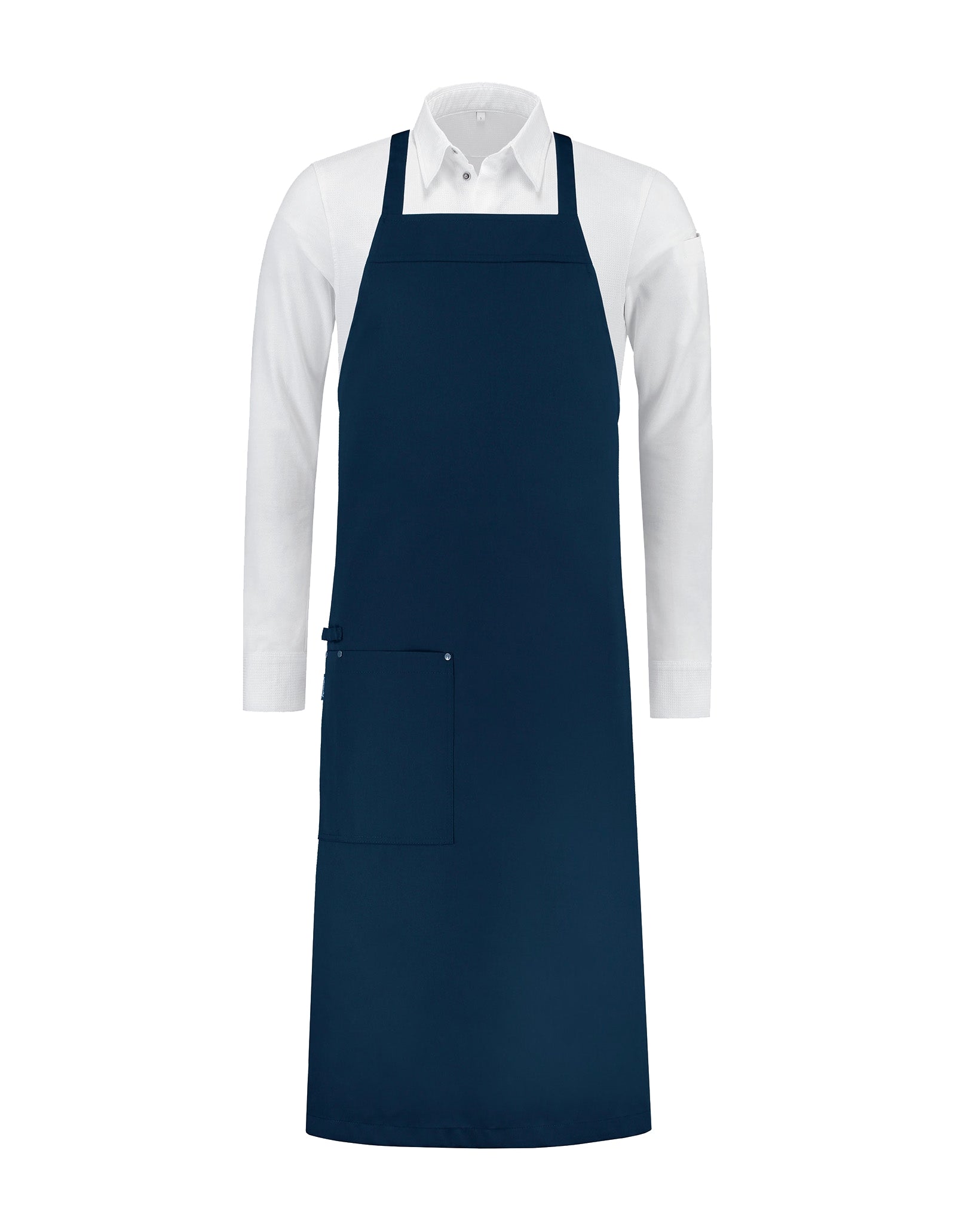 Bib Apron Erik Navy by Le Nouveau Chef - ChefsCotton