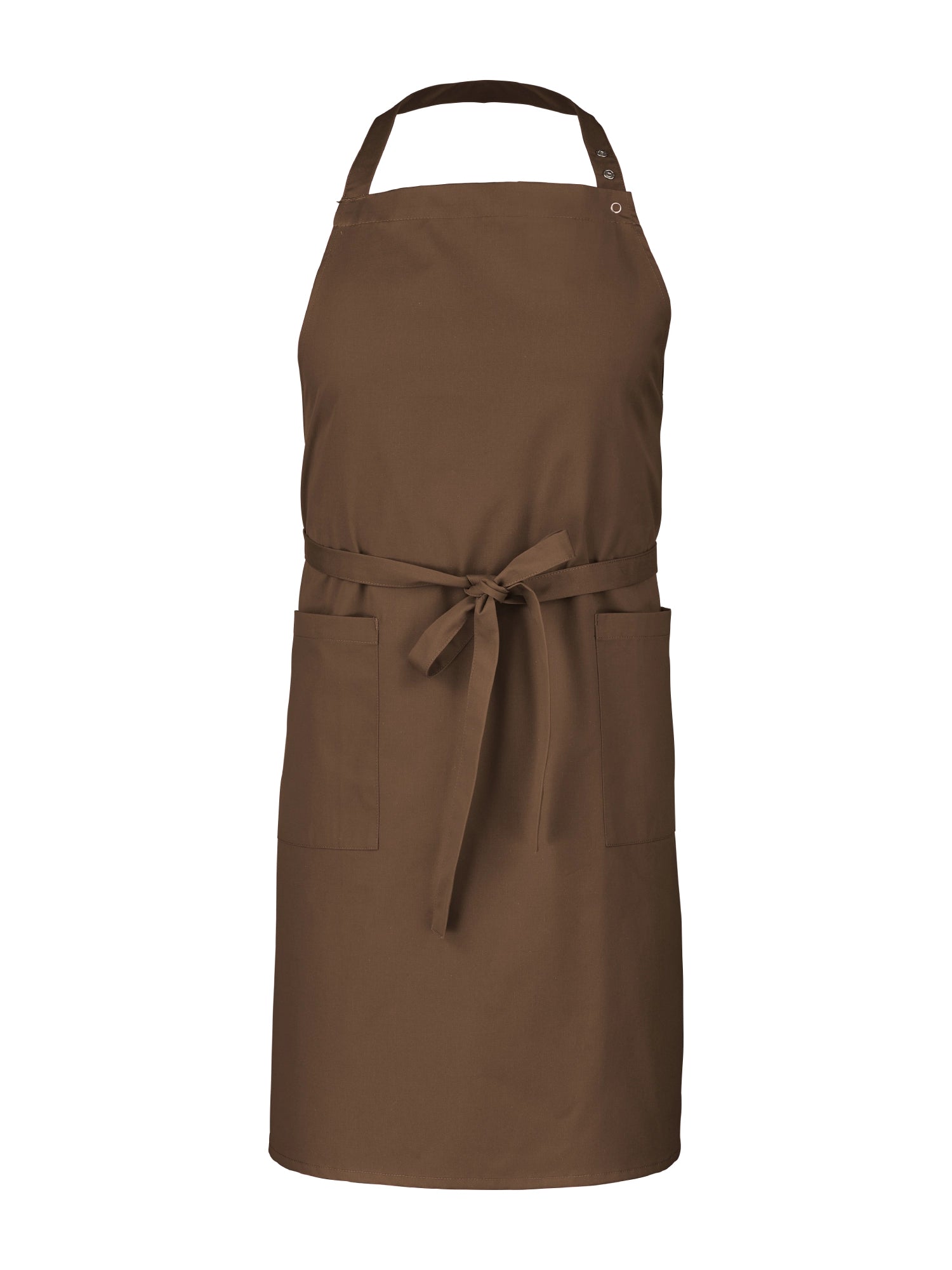 Bib Apron Galanga Brown by LaFont - ChefsCotton