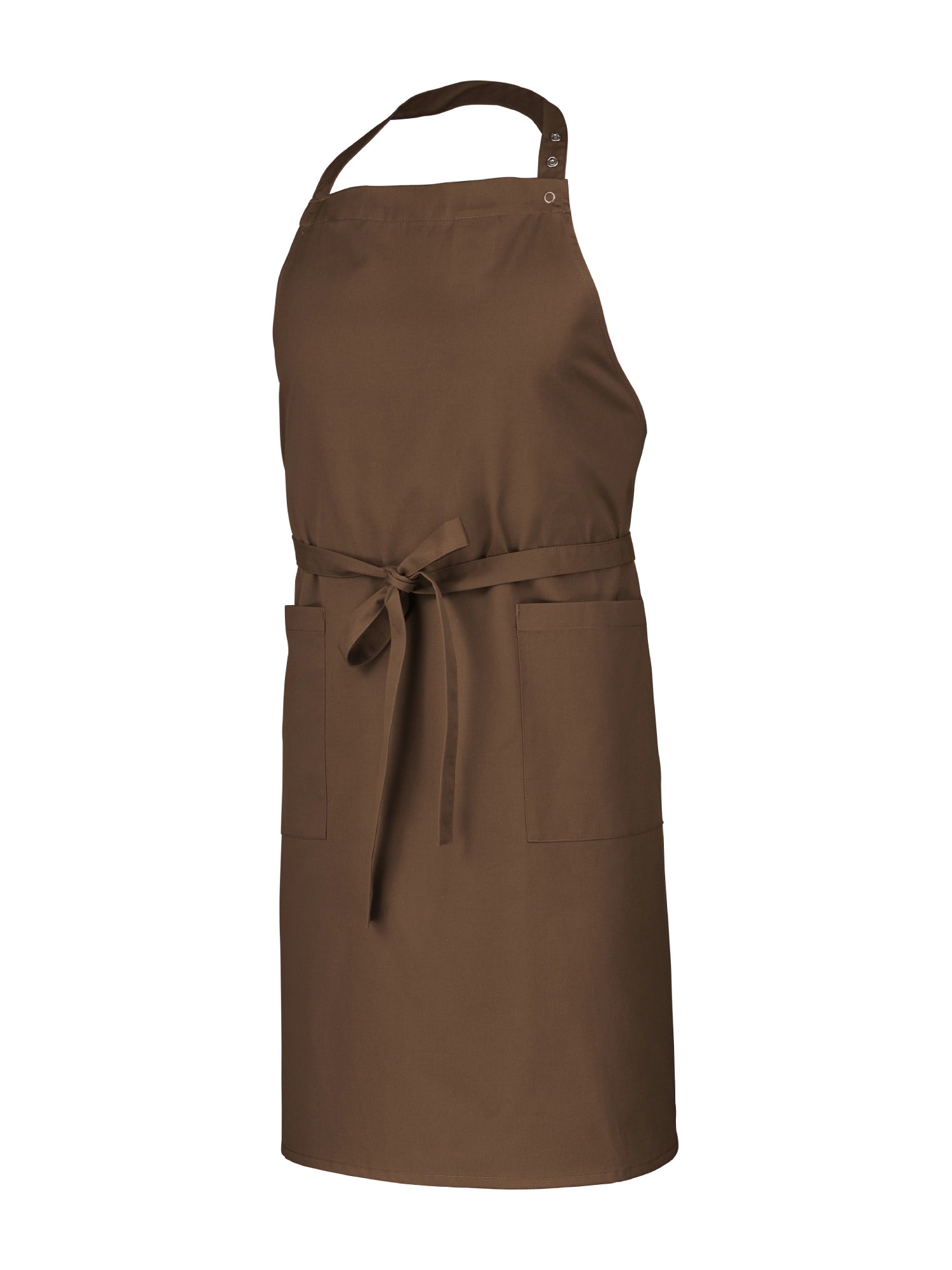 Bib Apron Galanga Brown by LaFont - ChefsCotton
