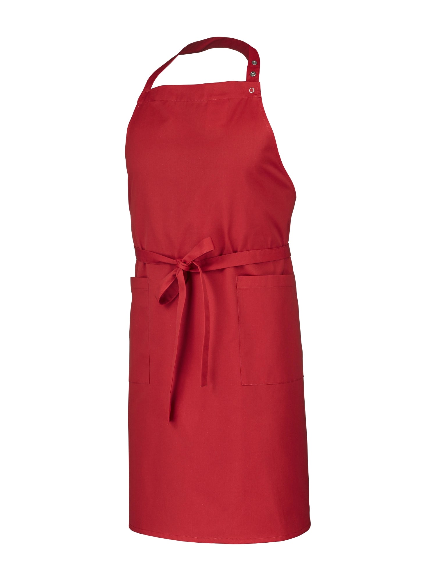 Bib Apron Galanga Red by LaFont - ChefsCotton