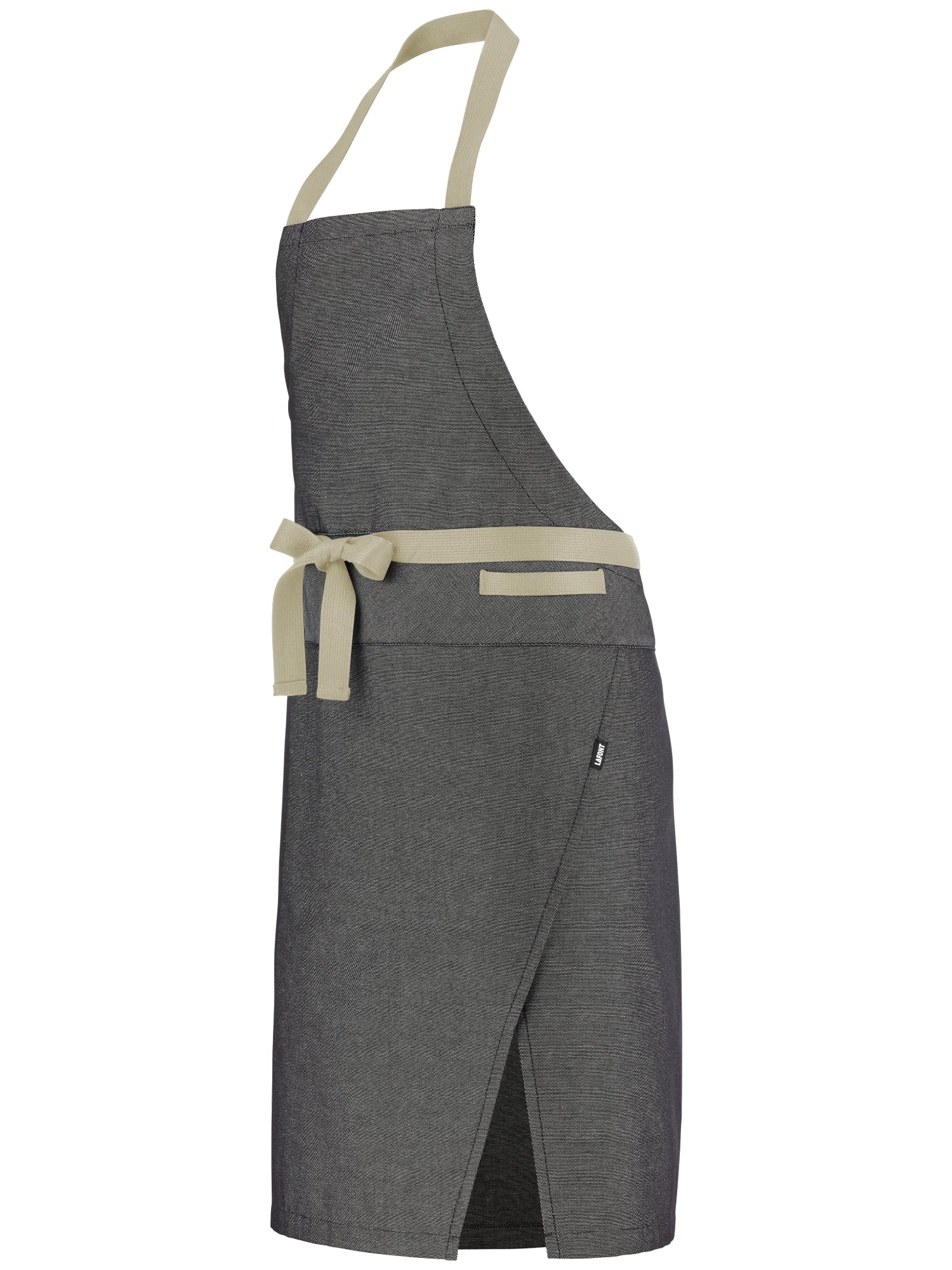Bib Apron Ogonori Graphite Grey by LaFont - ChefsCotton