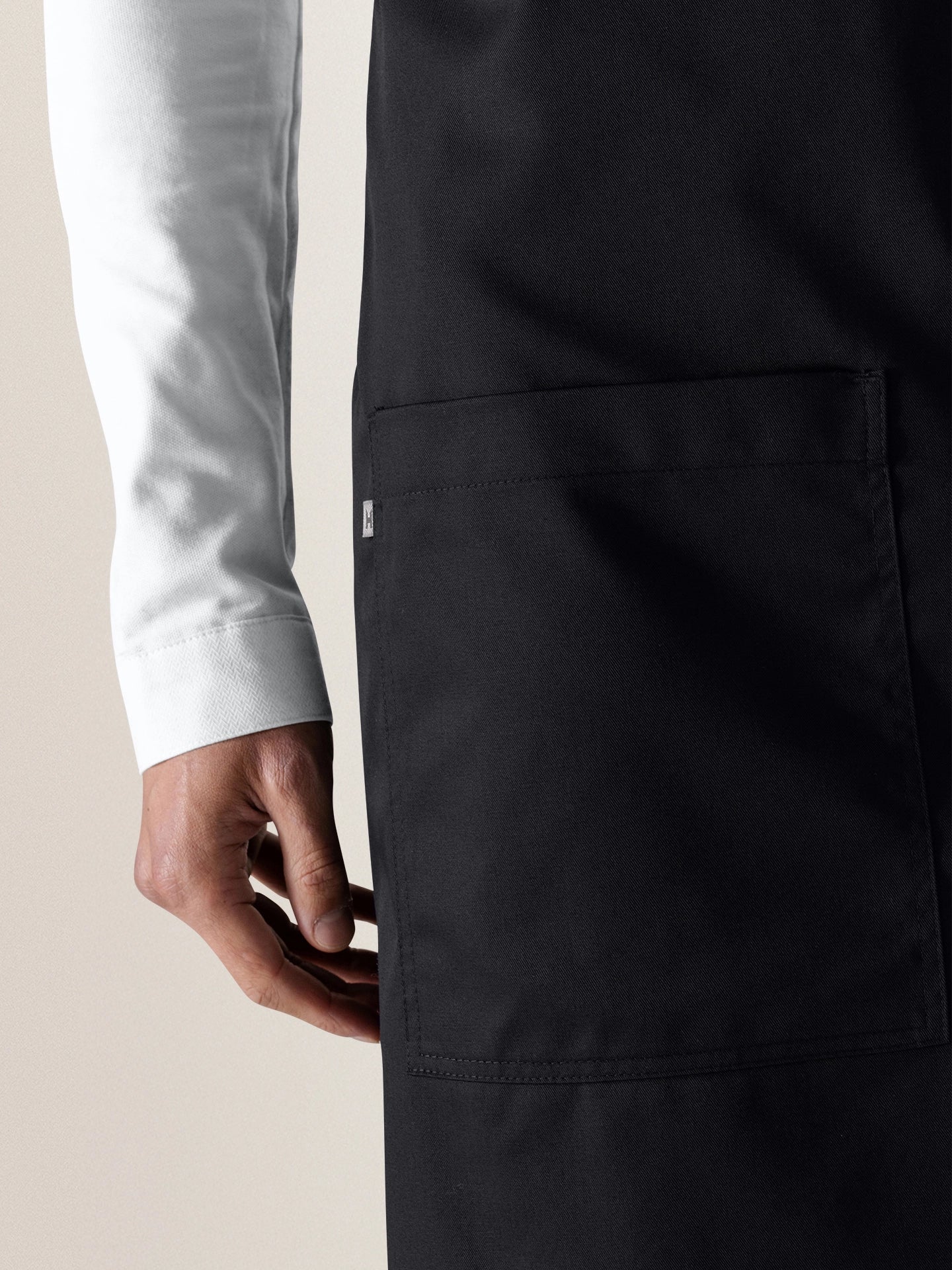Bib Apron Peter Black - Le Nouveau Chef - ChefsCotton - With logo and name embroidery personalisation options