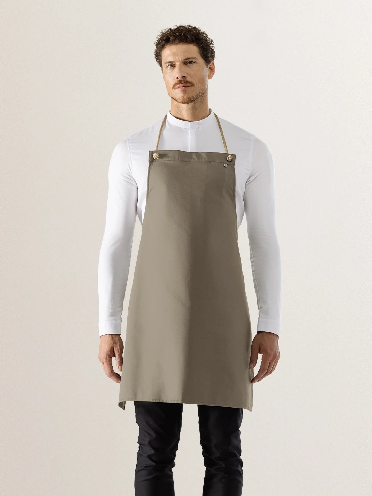 Bib Apron Spanish One Olivette by Le Nouveau Chef - ChefsCotton