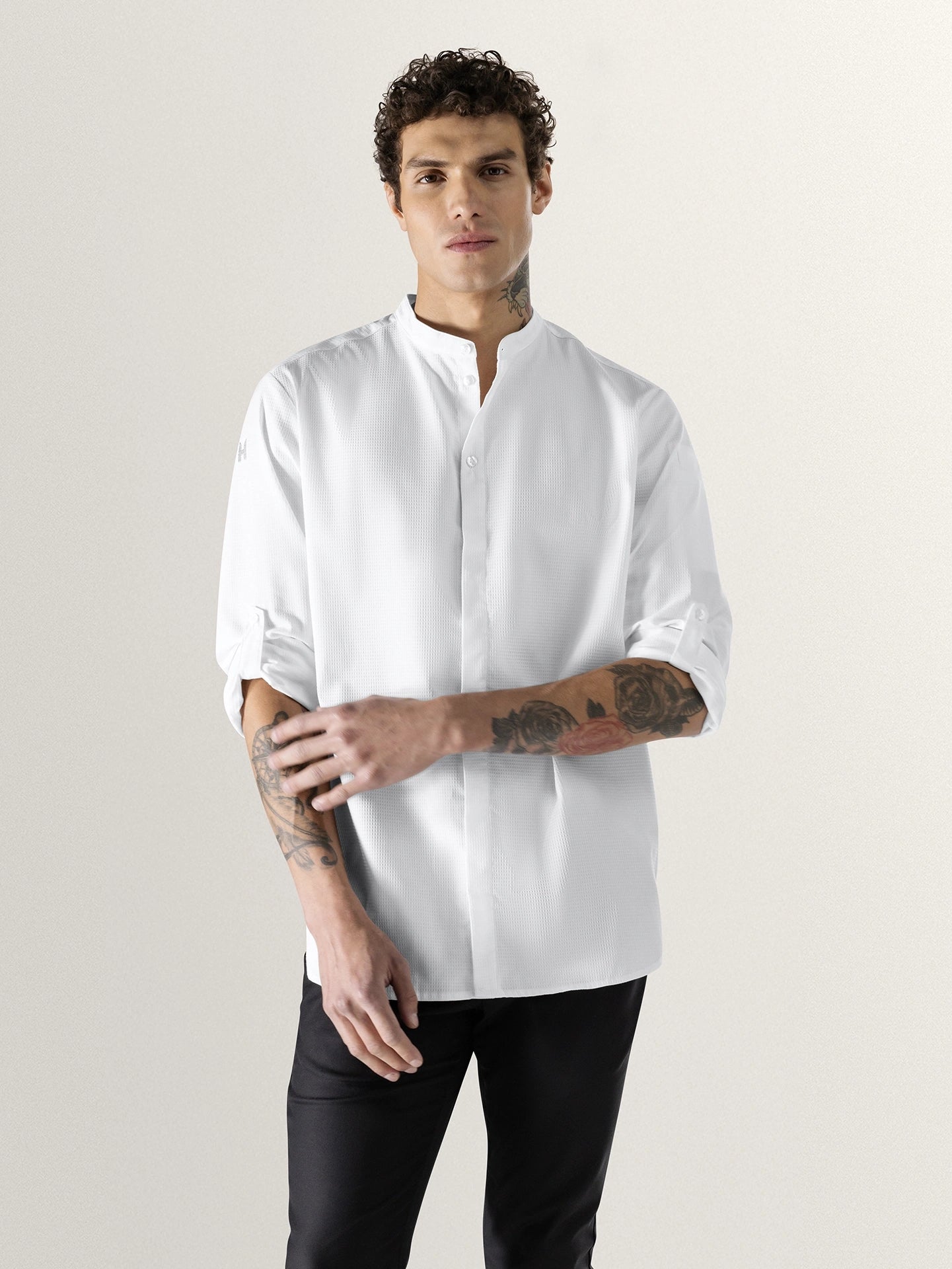 Loose Fit Chef Jacket Chavi White Le Nouveau Chef ChefsCotton