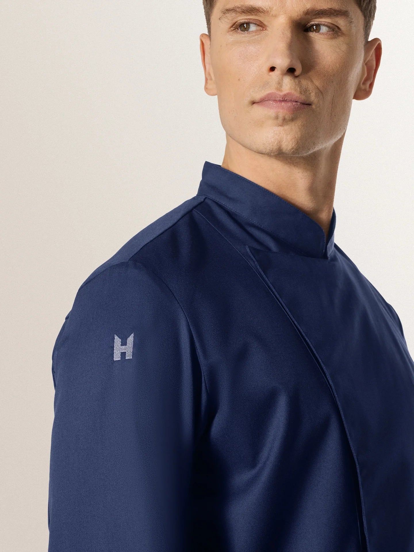 Chef Jacket Dave Navy by Le Nouveau Chef - ChefsCotton