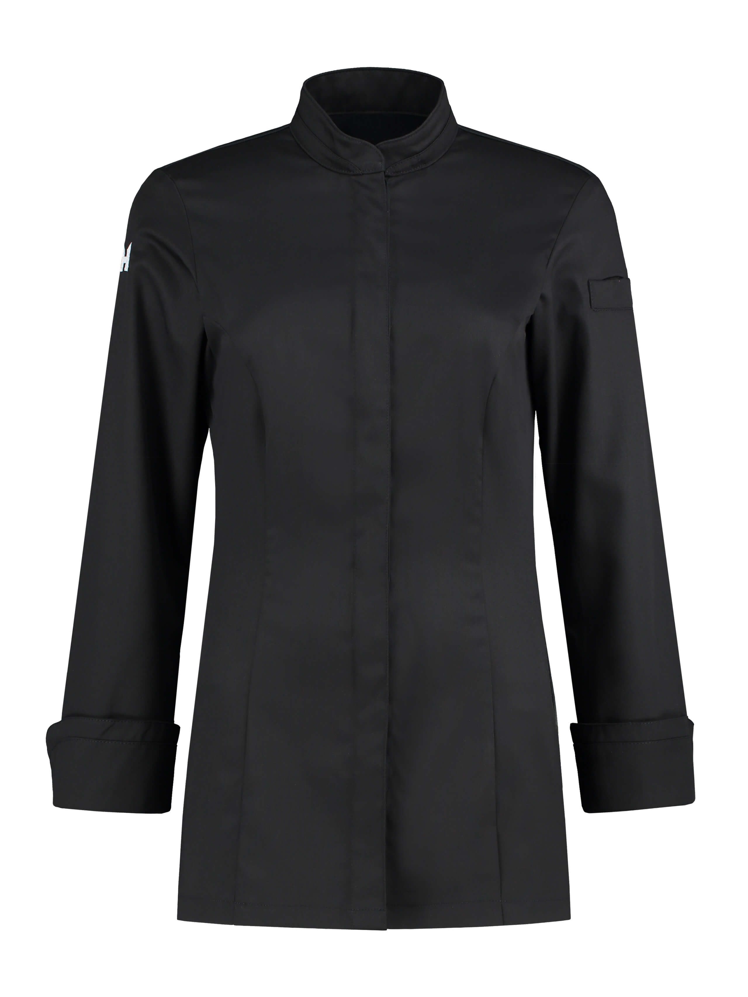 Chef Jacket Elise Black by Le Nouveau Chef - ChefsCotton