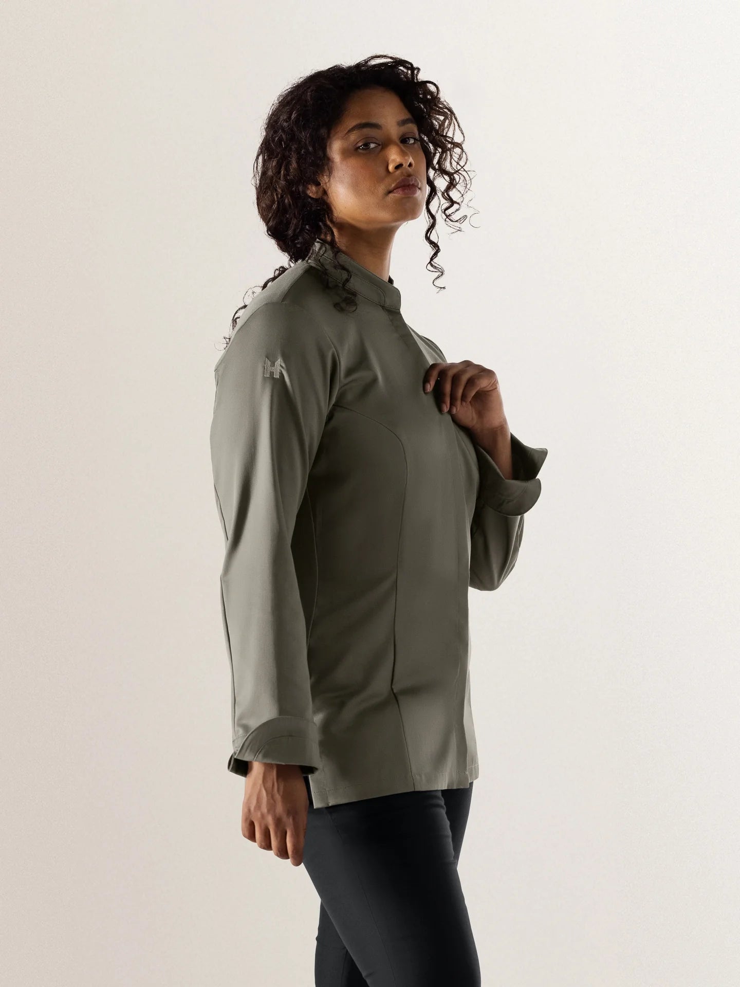 Chef Jacket Elise Olivette women - side view
