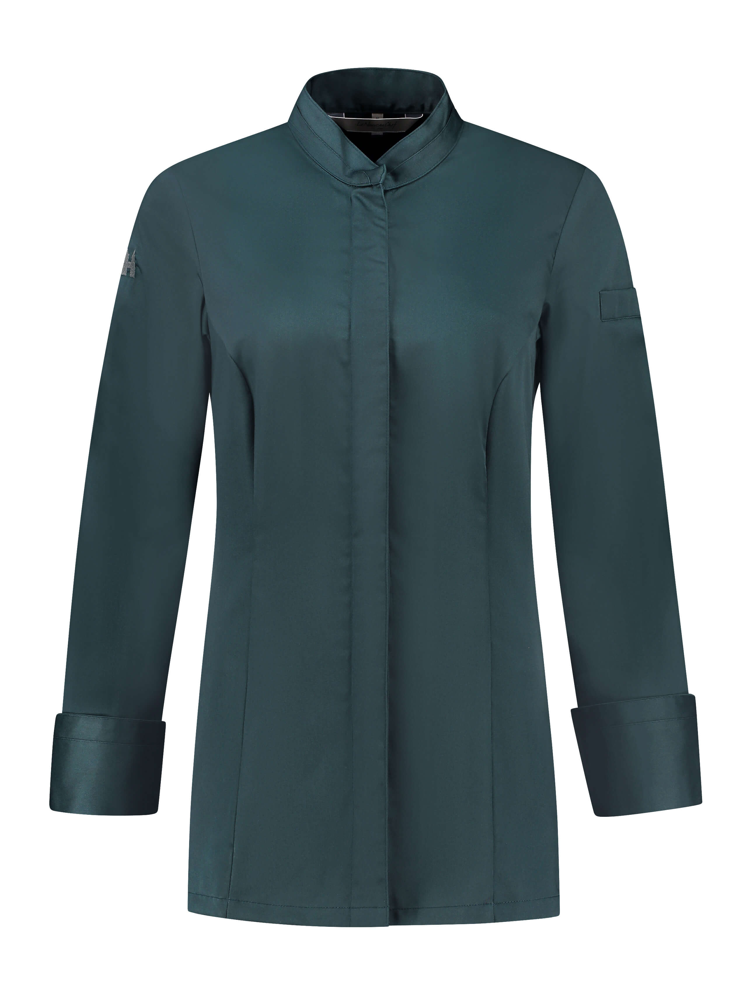 Chef Jacket Elise Petrol by Le Nouveau Chef - ChefsCotton