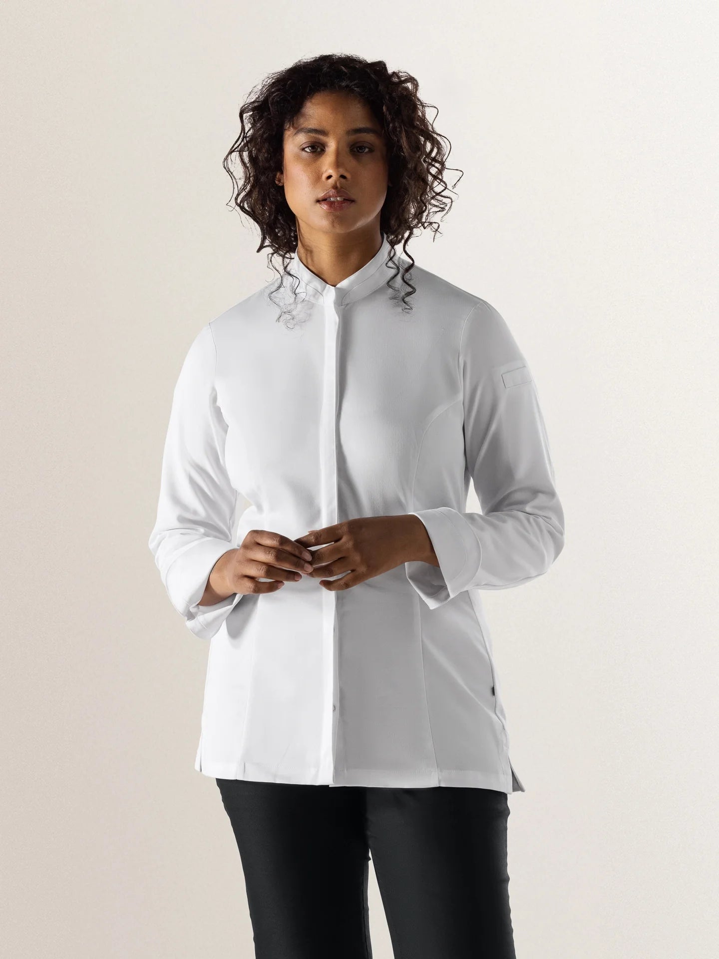 Women's Chef Chef Jacket Elise White - Le Nouveau Chef - ChefsCotton