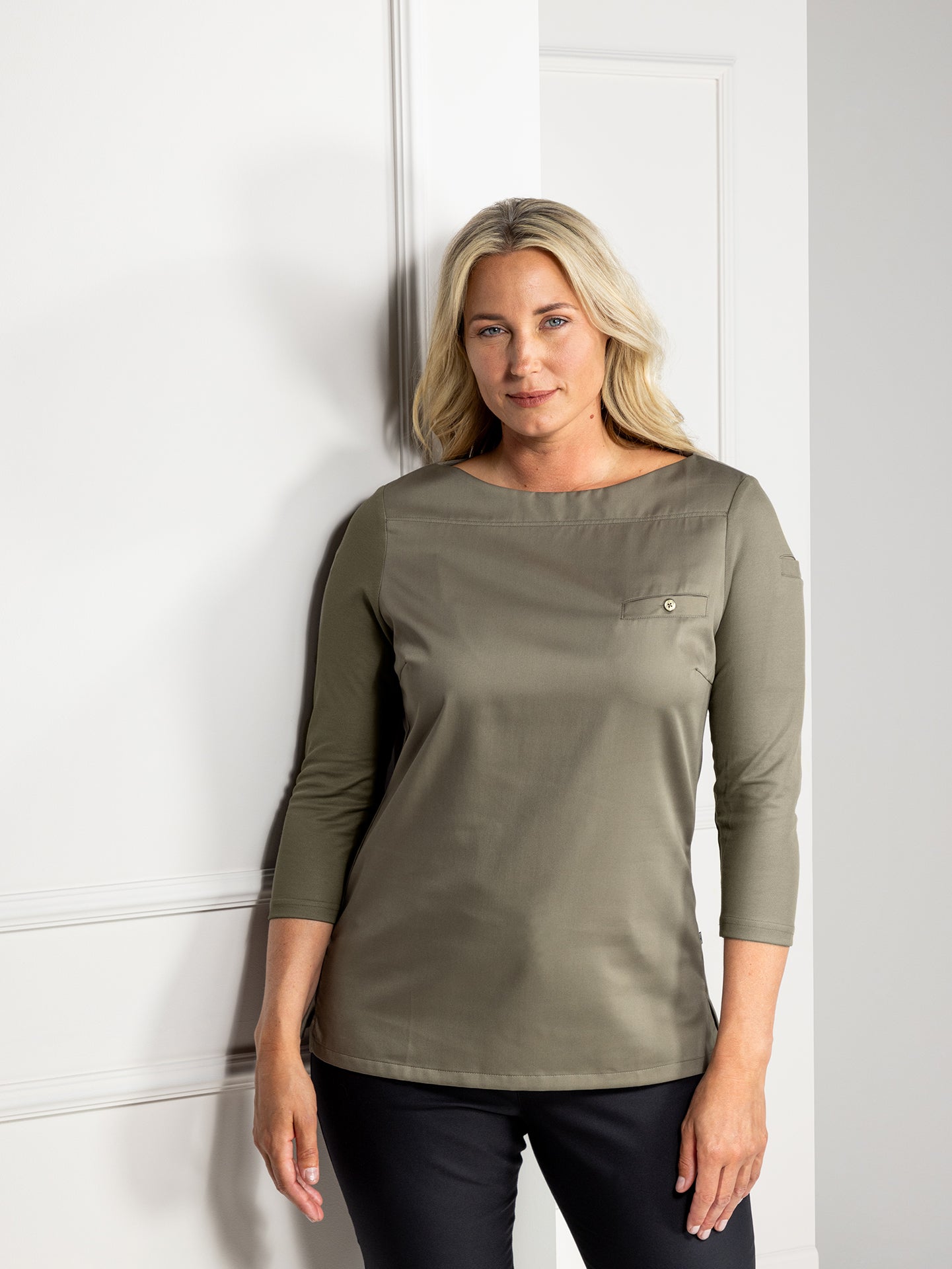 Chef Jacket Evy Olivette by Le Nouveau Chef - ChefsCotton