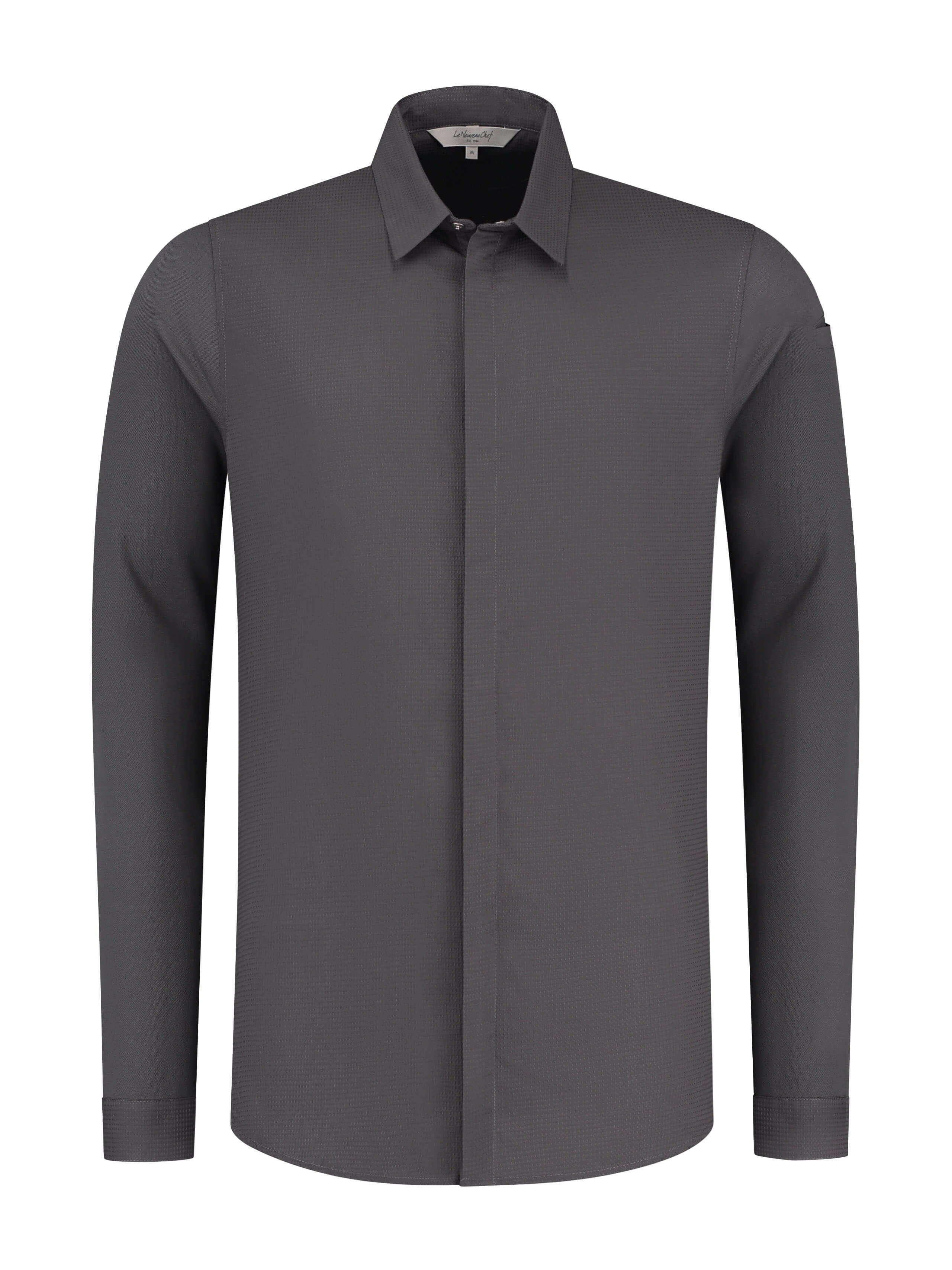 Chef Jacket Fabrice Dark Grey by Le Nouveau Chef - ChefsCotton