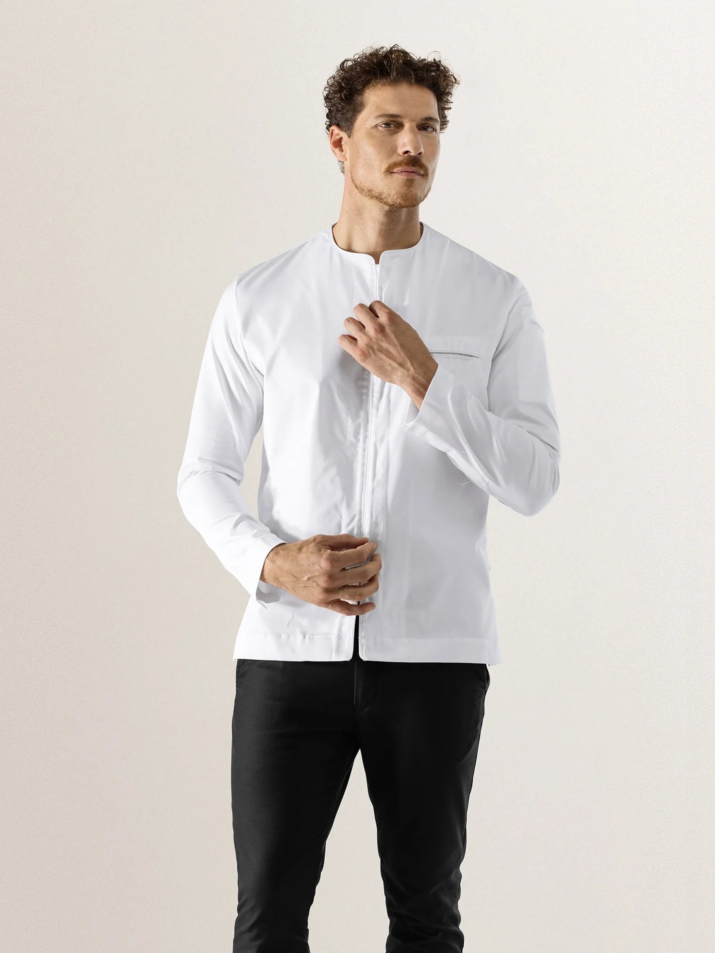 Chef Jacket Jason White by Le Nouveau Chef - ChefsCotton