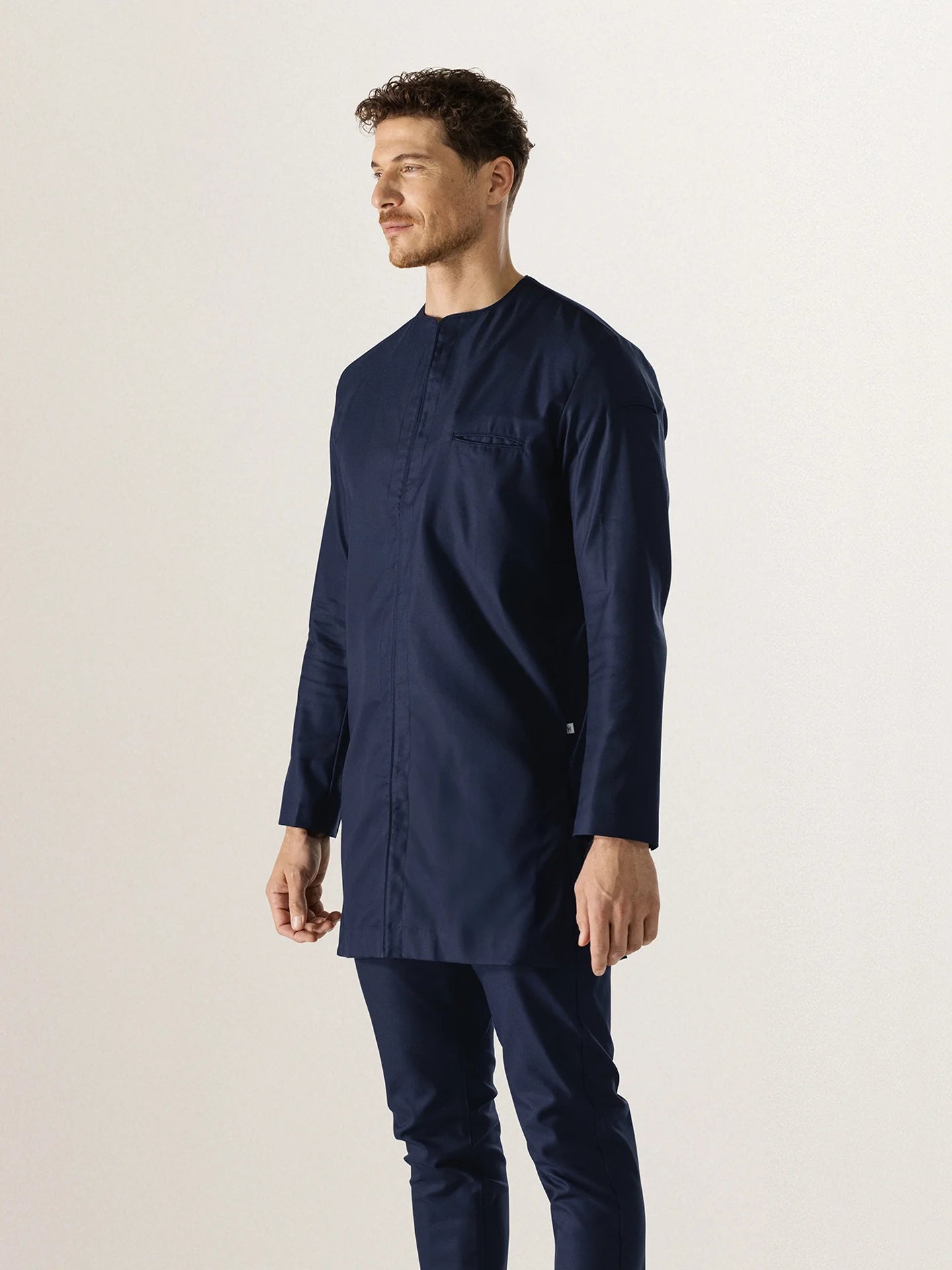 Chef Jacket Jasper Deep Blue by Le Nouveau Chef - ChefsCotton