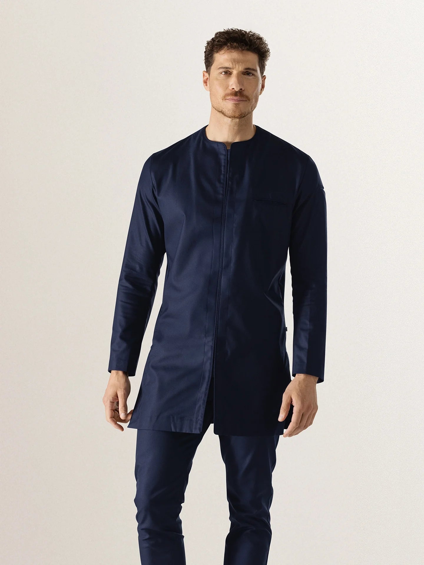 Chef Jacket Jasper Deep Blue by Le Nouveau Chef - ChefsCotton