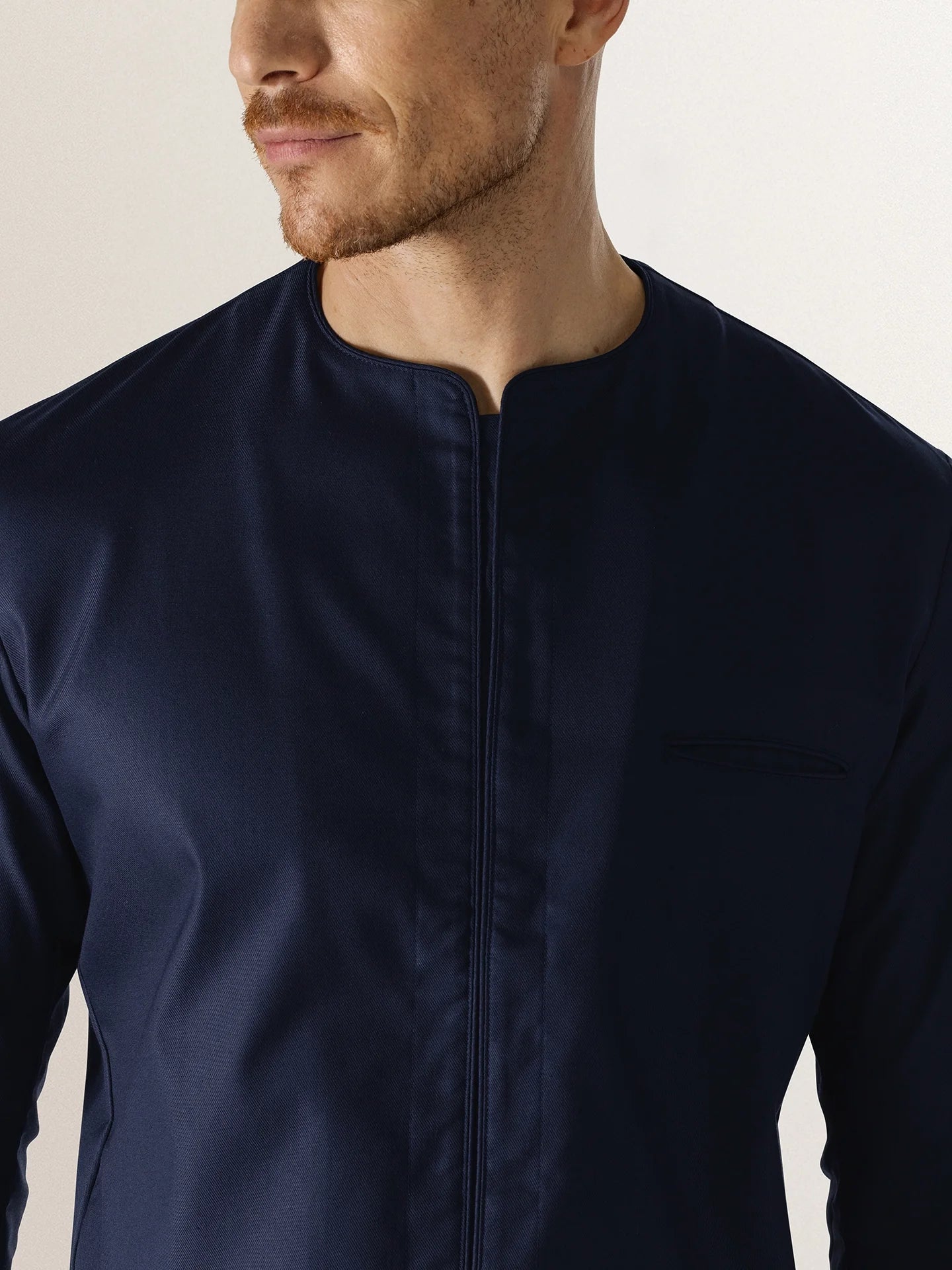 Chef Jacket Jasper Deep Blue by Le Nouveau Chef - ChefsCotton