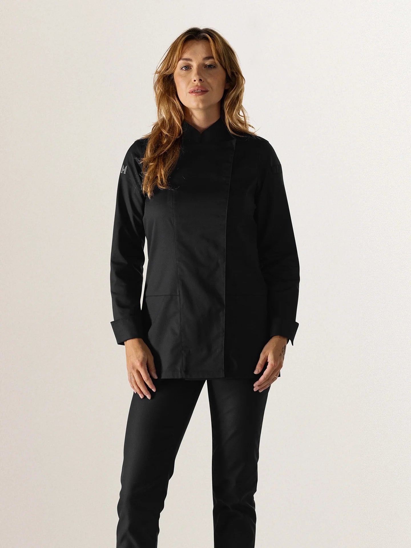 Chef Jacket Lynn Black by Le Nouveau Chef - ChefsCotton
