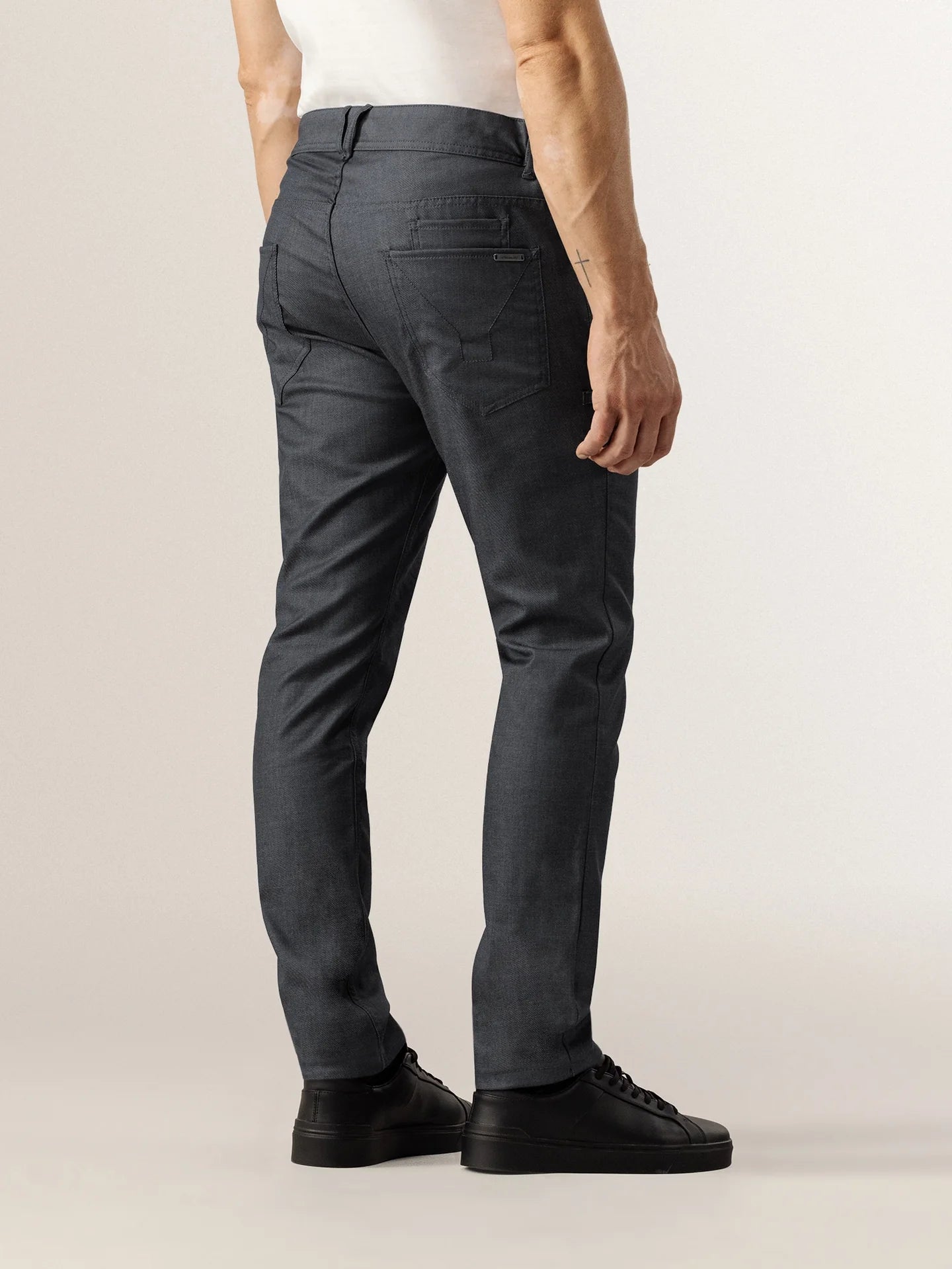 Chef Pants Chicago Black Denim by Le Nouveau Chef - ChefsCotton