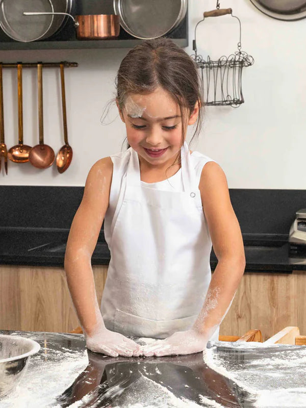 Kids Apron Galanga White by LaFont - ChefsCotton