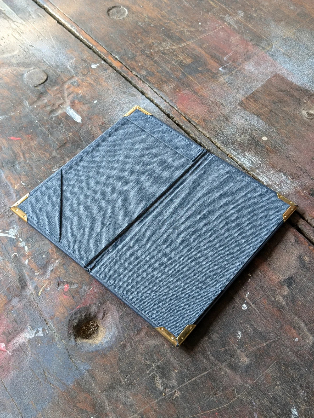 Custom Leather Menu Cover Deluxe Hardcover Style - ChefsCotton
