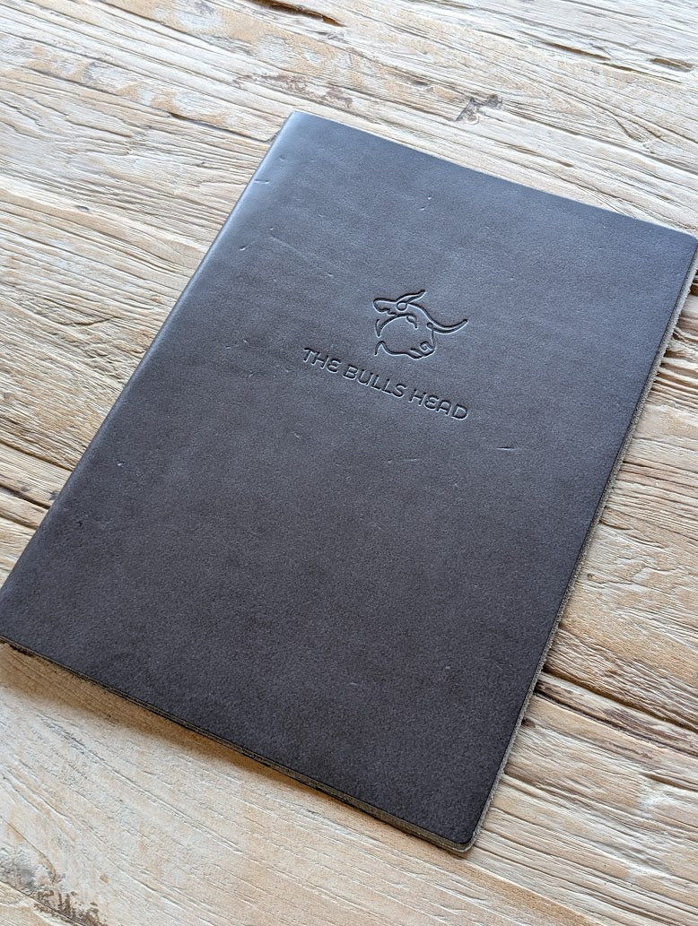 Create your Saddlehide Flex Menu Cover Magazine Style - ChefsCotton