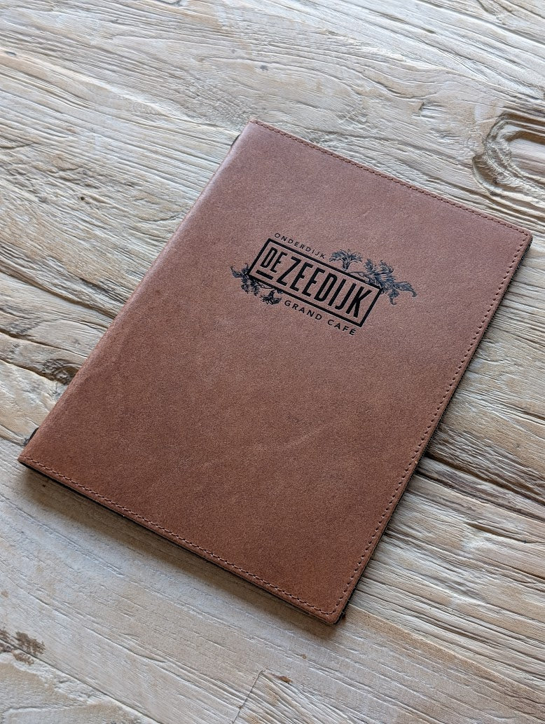 Create your Saddlehide Flex Menu Cover Magazine Style - ChefsCotton