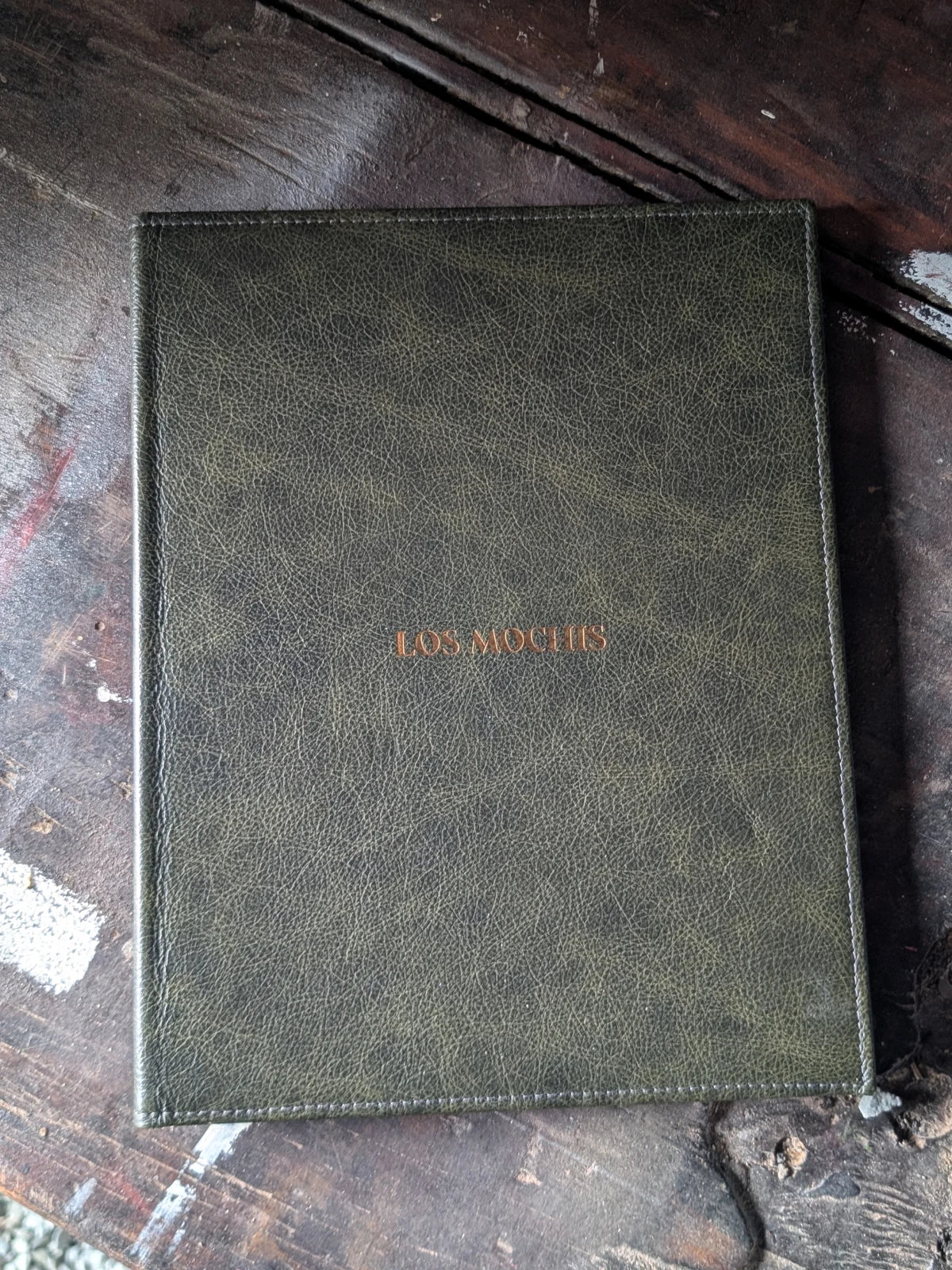 Leather Panel Board Menu Deluxe - ChefsCotton