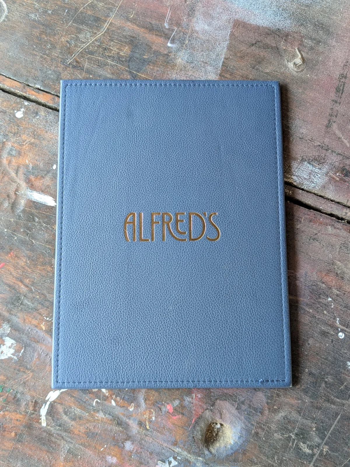 Leather Panel Board Menu Deluxe - ChefsCotton