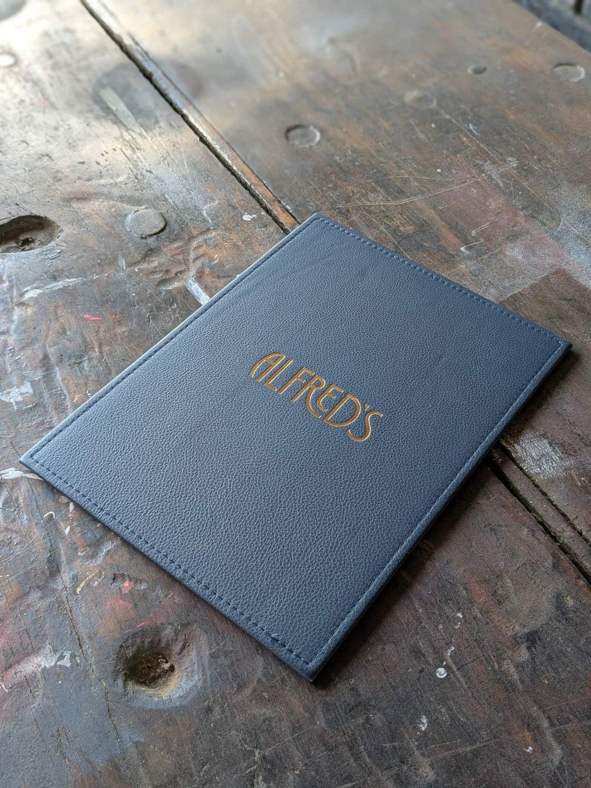 Leather Panel Board Menu Deluxe - ChefsCotton