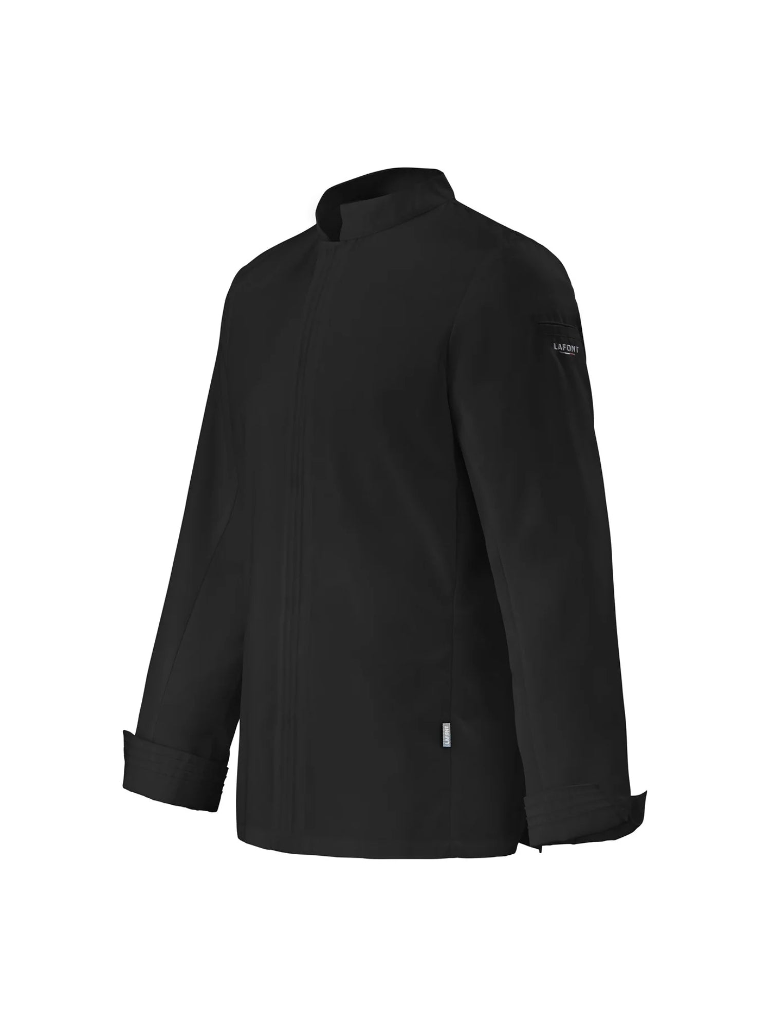 Men's Chef Jacket Cristal Pi Black by LaFont - ChefsCotton
