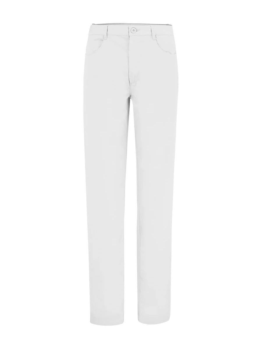 Balard men’s kitchen and service catering pants in White by La Font | ChefsCotton