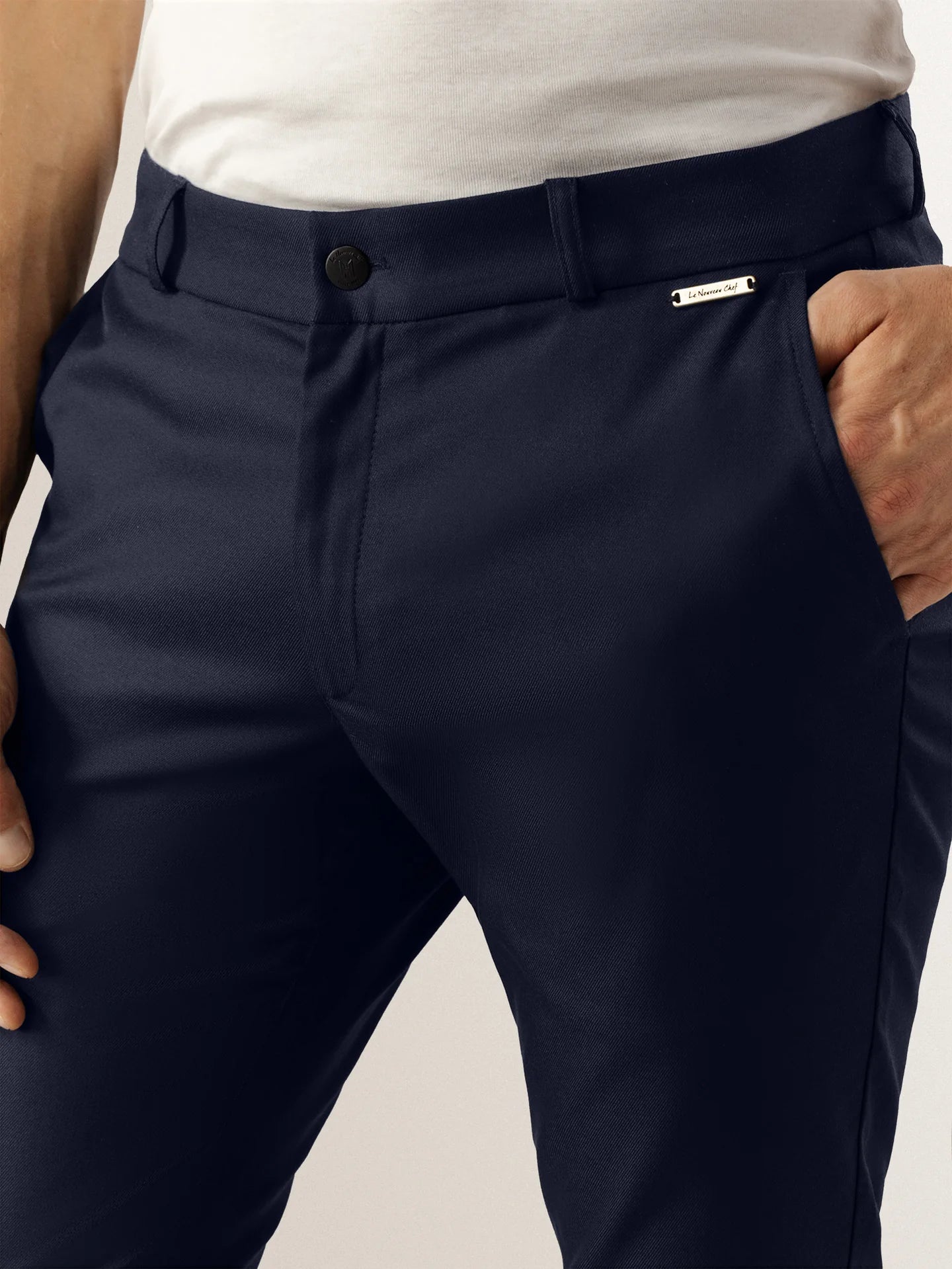 Pants Tokyo Deep Blue by Le Nouveau Chef - ChefsCotton