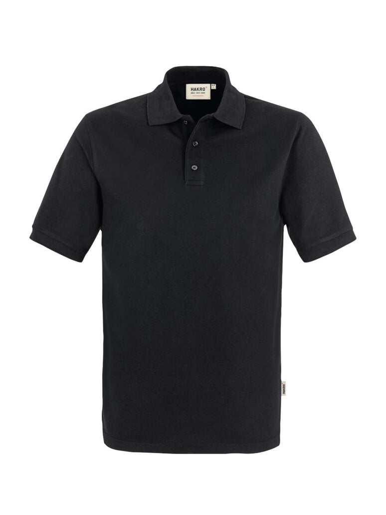 Performance Unisex Polo Mikralinar® Black by Hakro - ChefsCotton