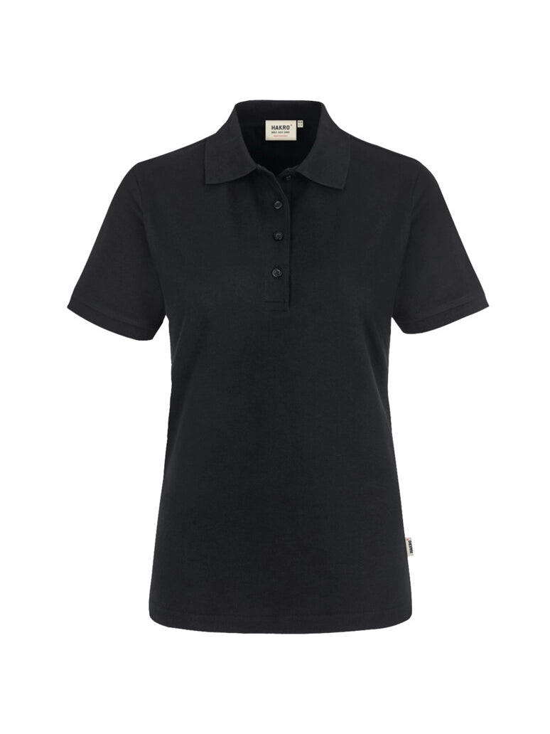 Performance Women Polo Mikralinar® Black by Hakro - ChefsCotton