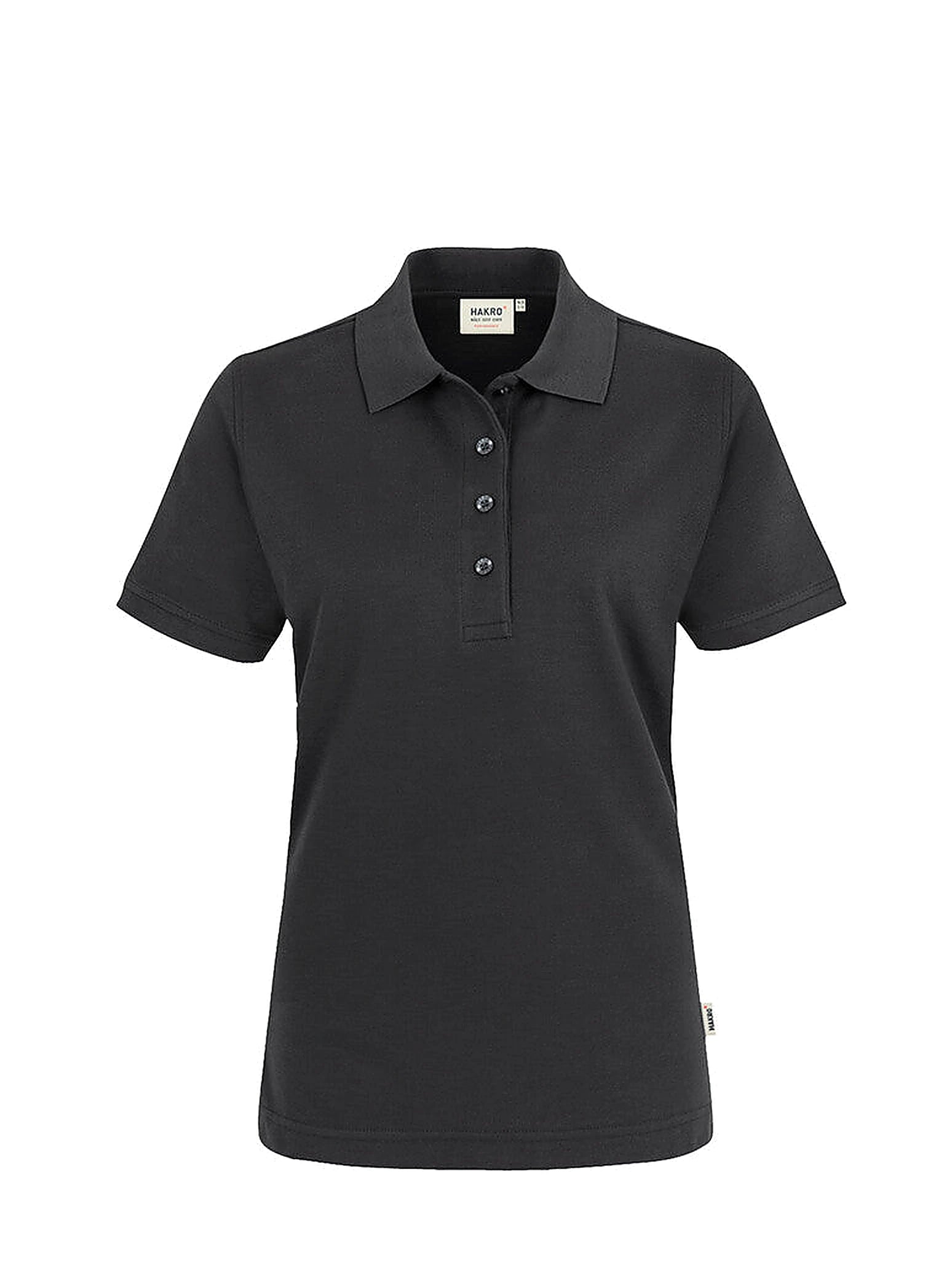 Performance Women Polo Mikralinar® Carbon Grey by Hakro - ChefsCotton