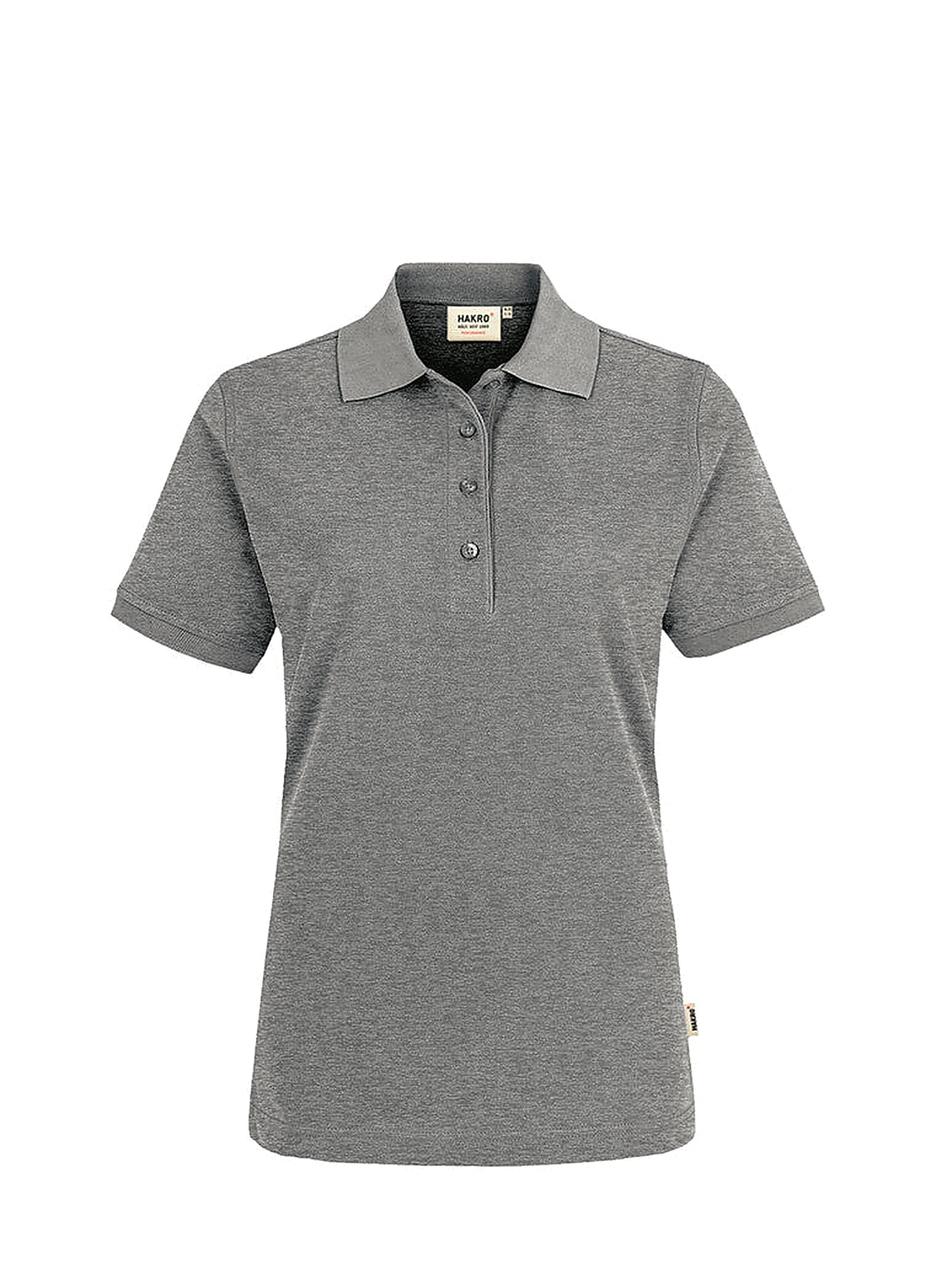 Performance Women Polo Mikralinar® Mottled Grey by Hakro - ChefsCotton