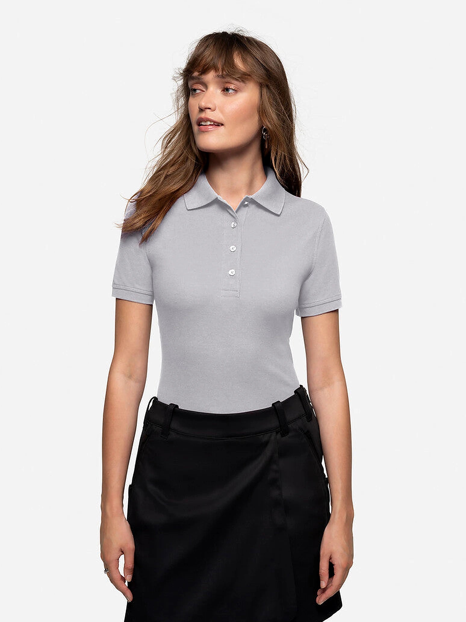 Performance Women Polo Mikralinar® Titanium by Hakro - ChefsCotton