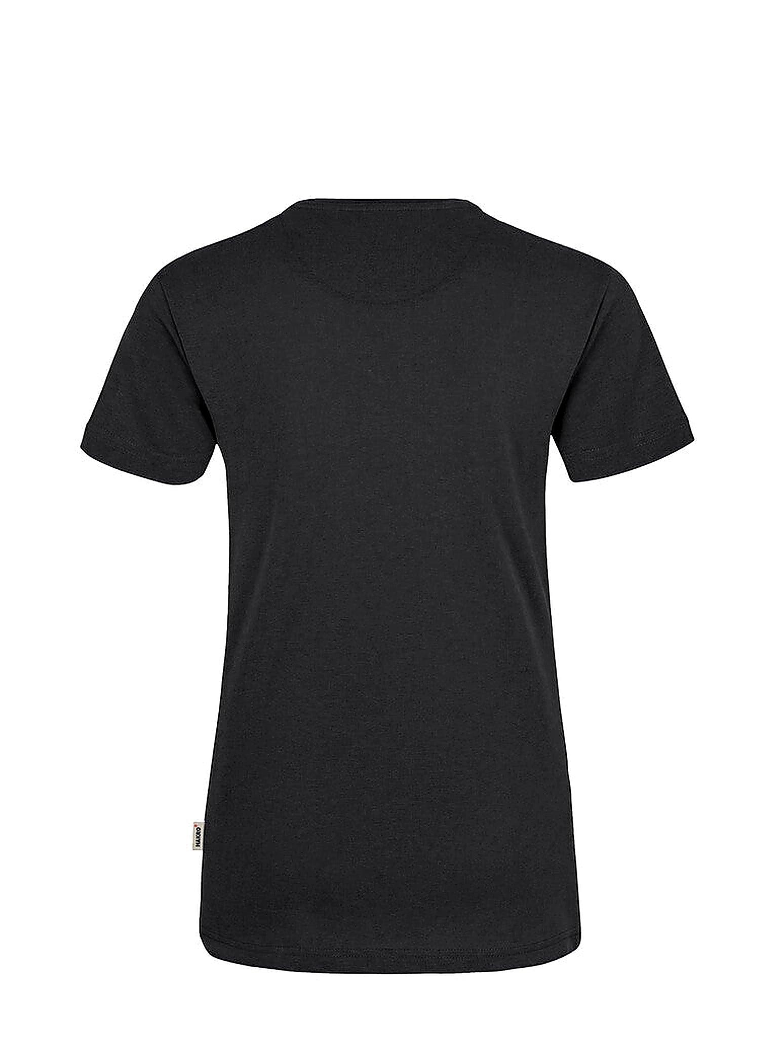Performance Women V-Shirt Mikralinar® Carbon Grey by Hakro - ChefsCotton