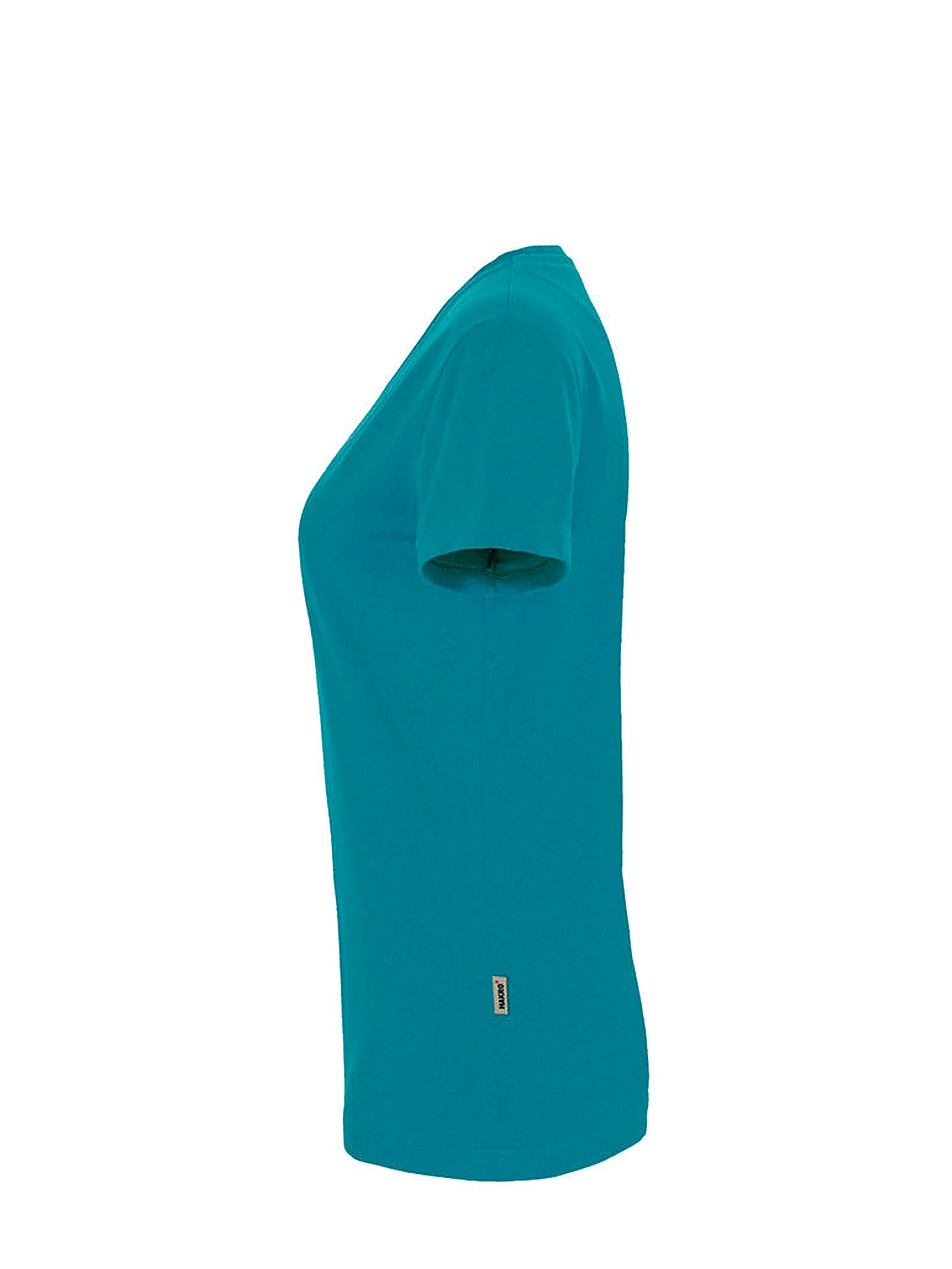Performance Women V-Shirt Mikralinar® Emerald by Hakro - ChefsCotton