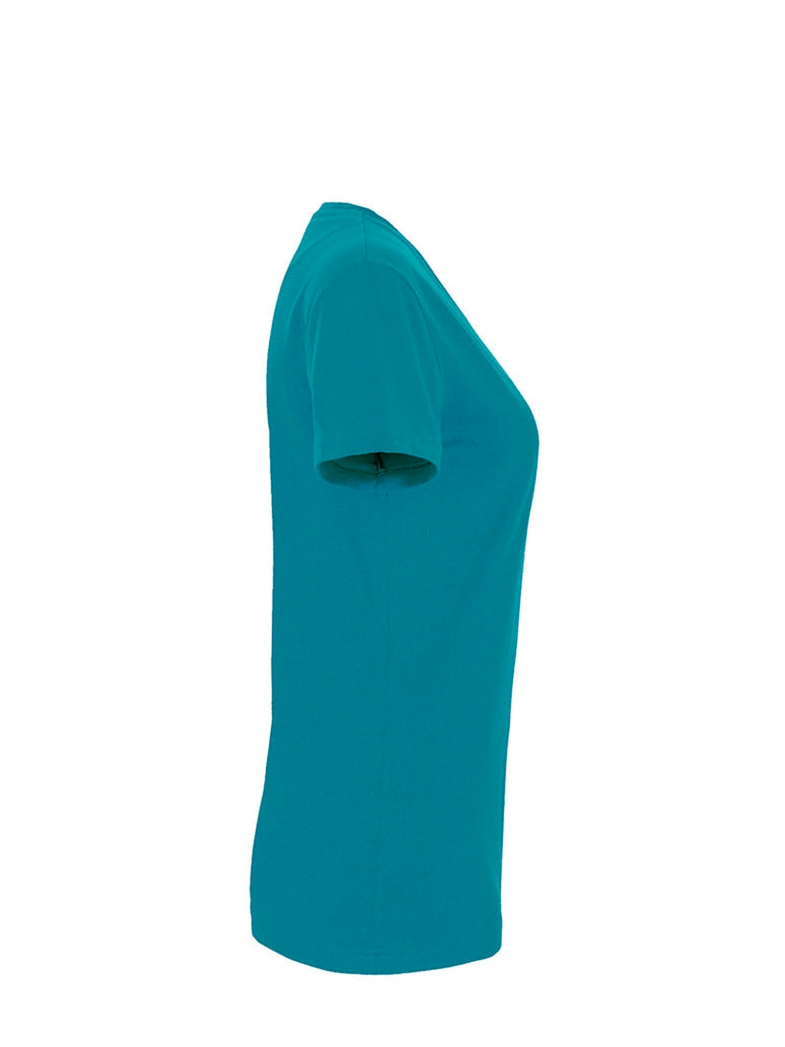 Performance Women V-Shirt Mikralinar® Emerald by Hakro - ChefsCotton
