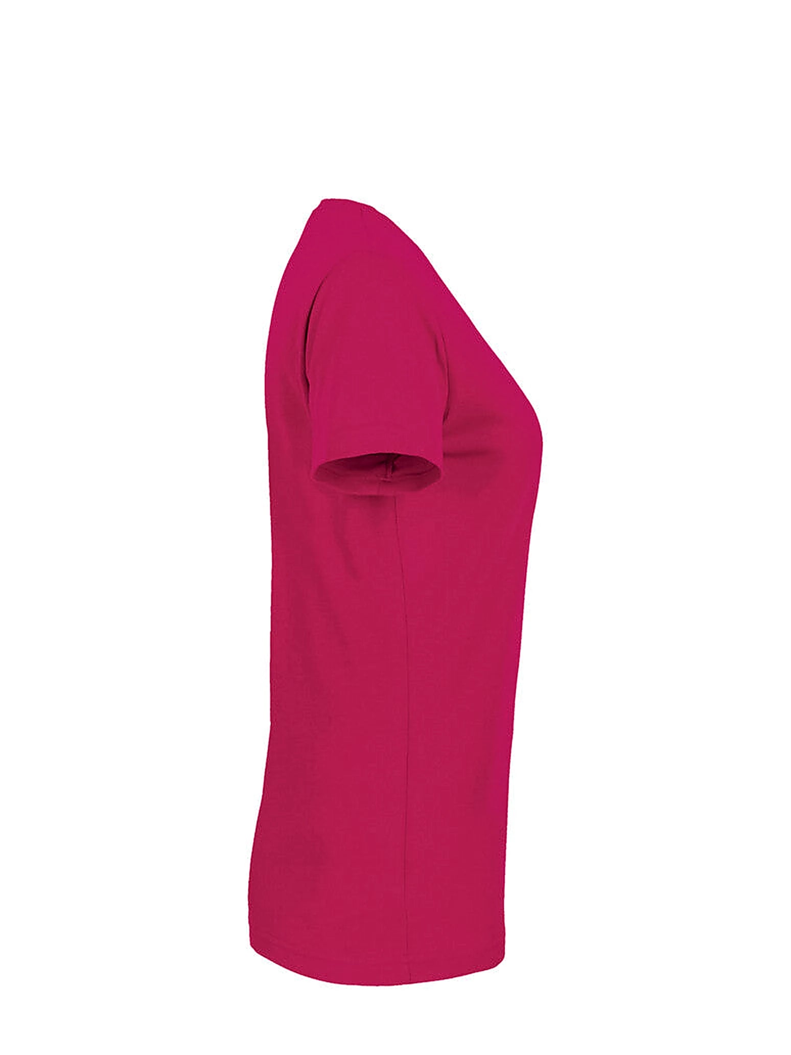 Performance Women V-Shirt Mikralinar® Magenta by Hakro - ChefsCotton