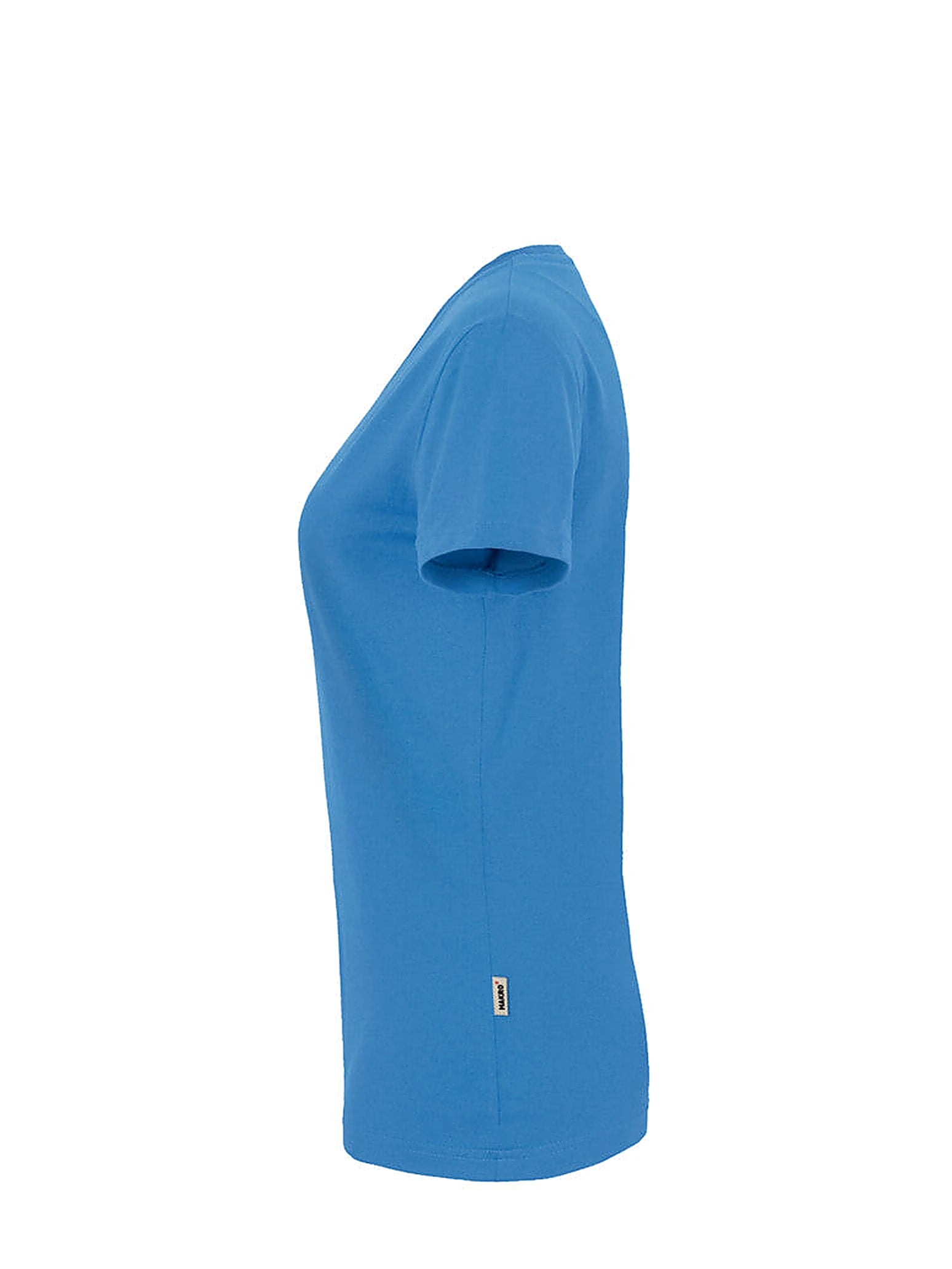 Performance Women V-Shirt Mikralinar® Malibu Blue by Hakro - ChefsCotton