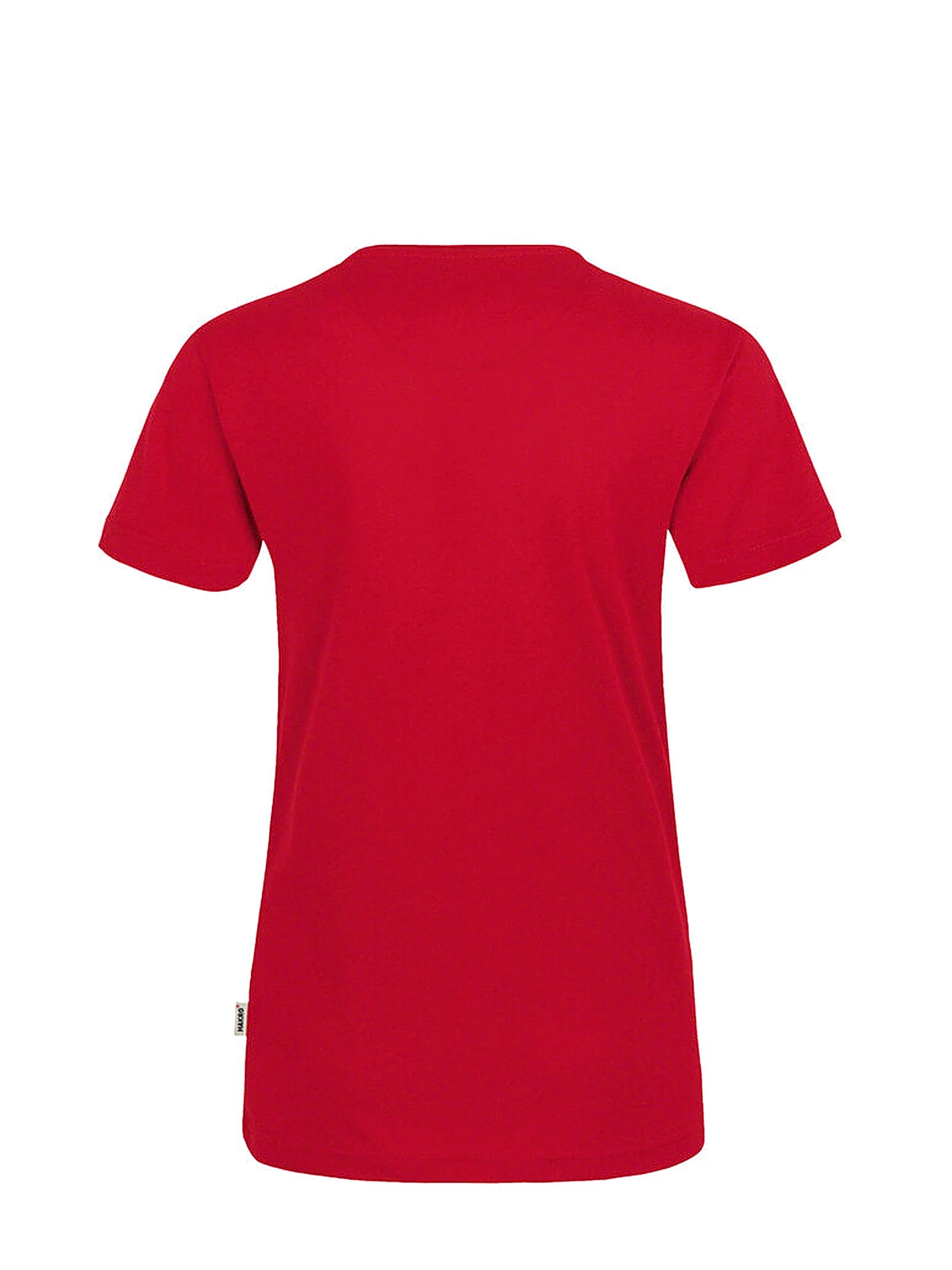 Performance Women V-Shirt Mikralinar® Red by Hakro - ChefsCotton