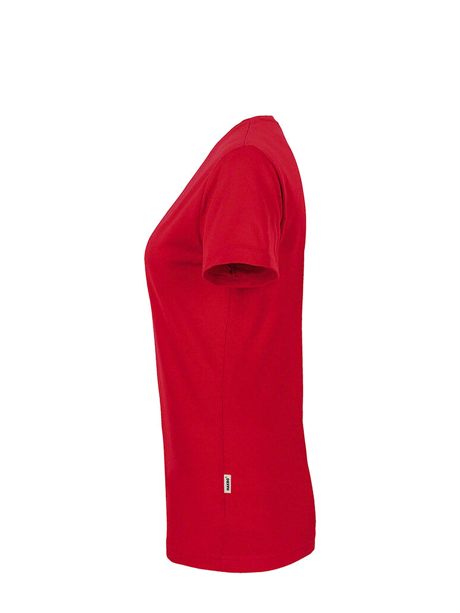 Performance Women V-Shirt Mikralinar® Red by Hakro - ChefsCotton