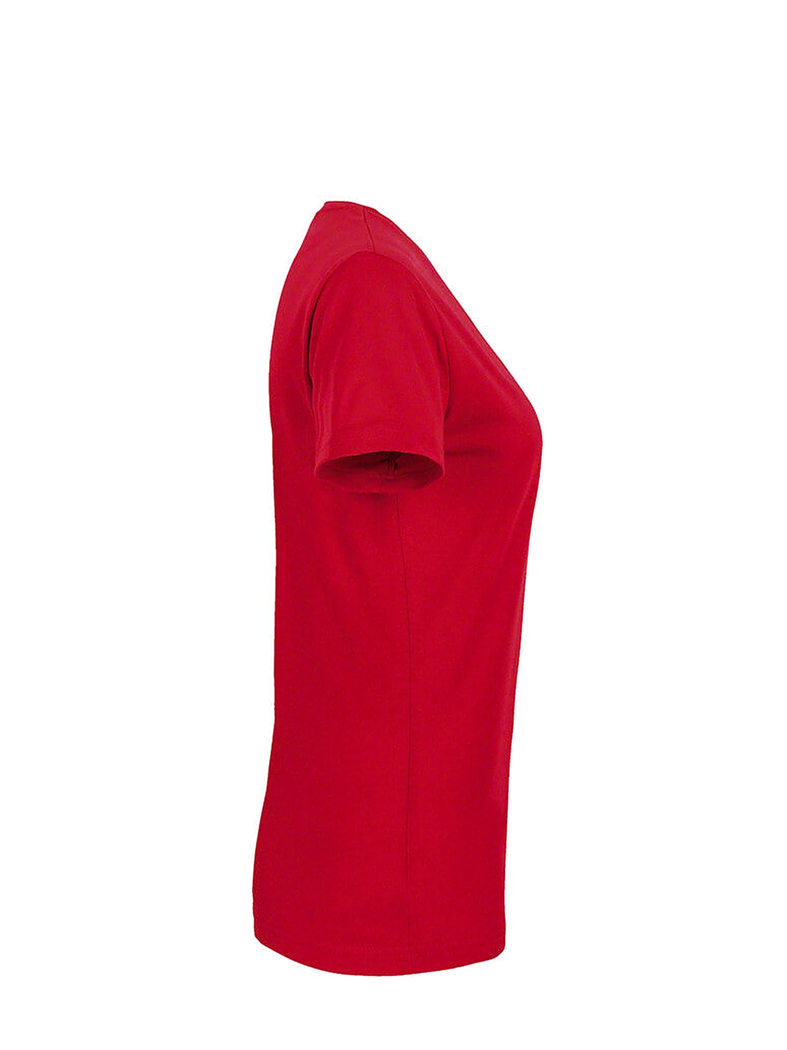 Performance Women V-Shirt Mikralinar® Red by Hakro - ChefsCotton