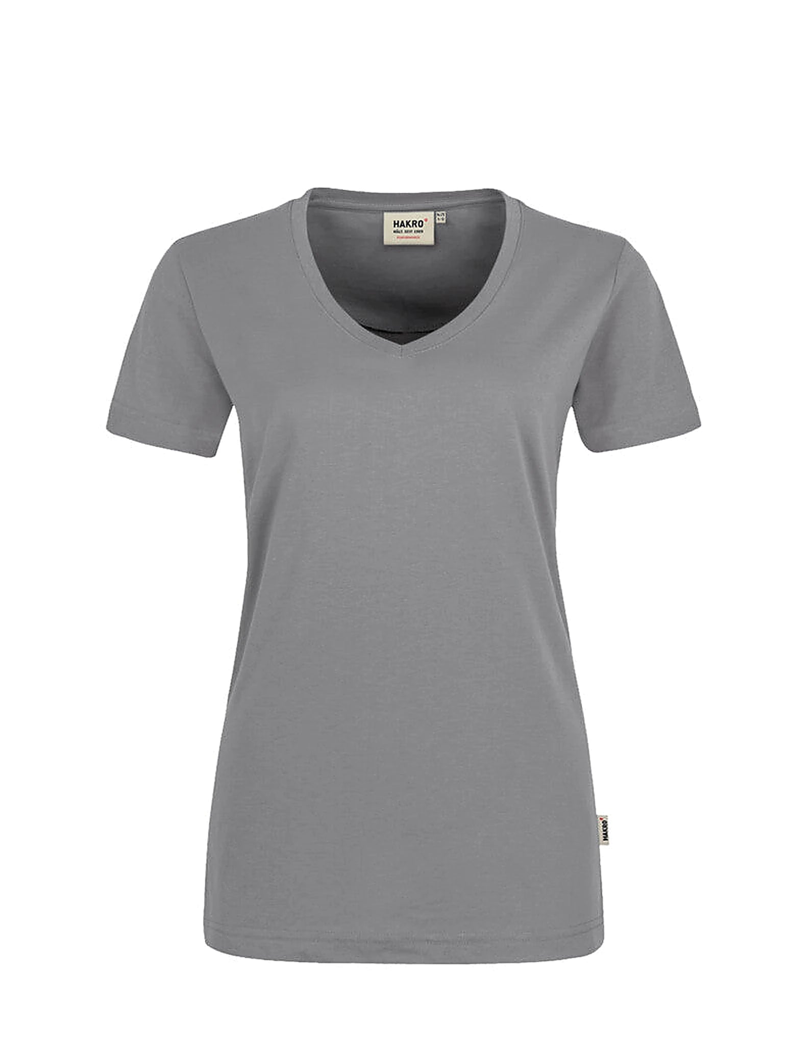 Performance Women V-Shirt Mikralinar® Titanium by Hakro - ChefsCotton
