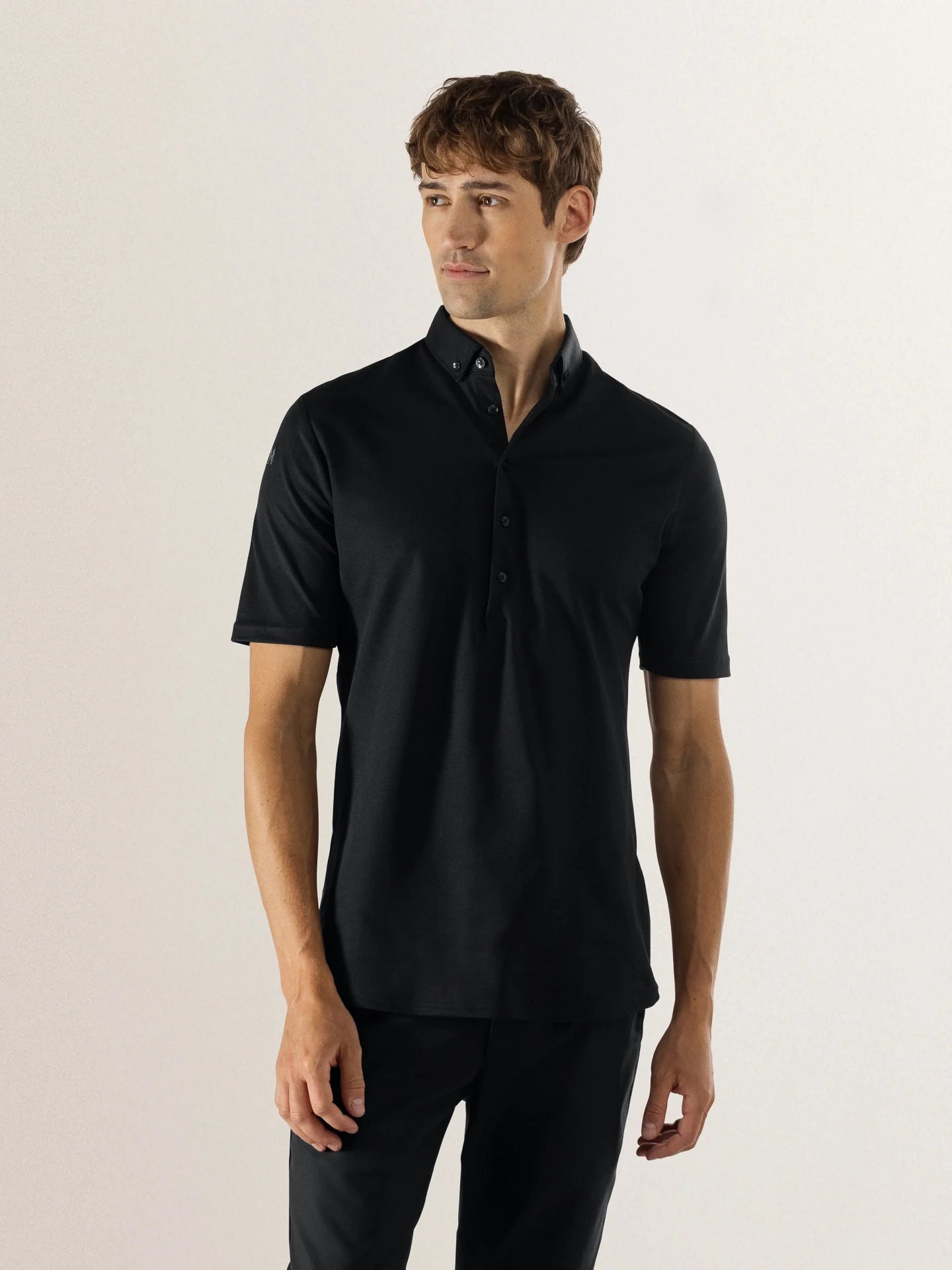 Polo Matteo Black by Le Nouveau Chef - ChefsCotton