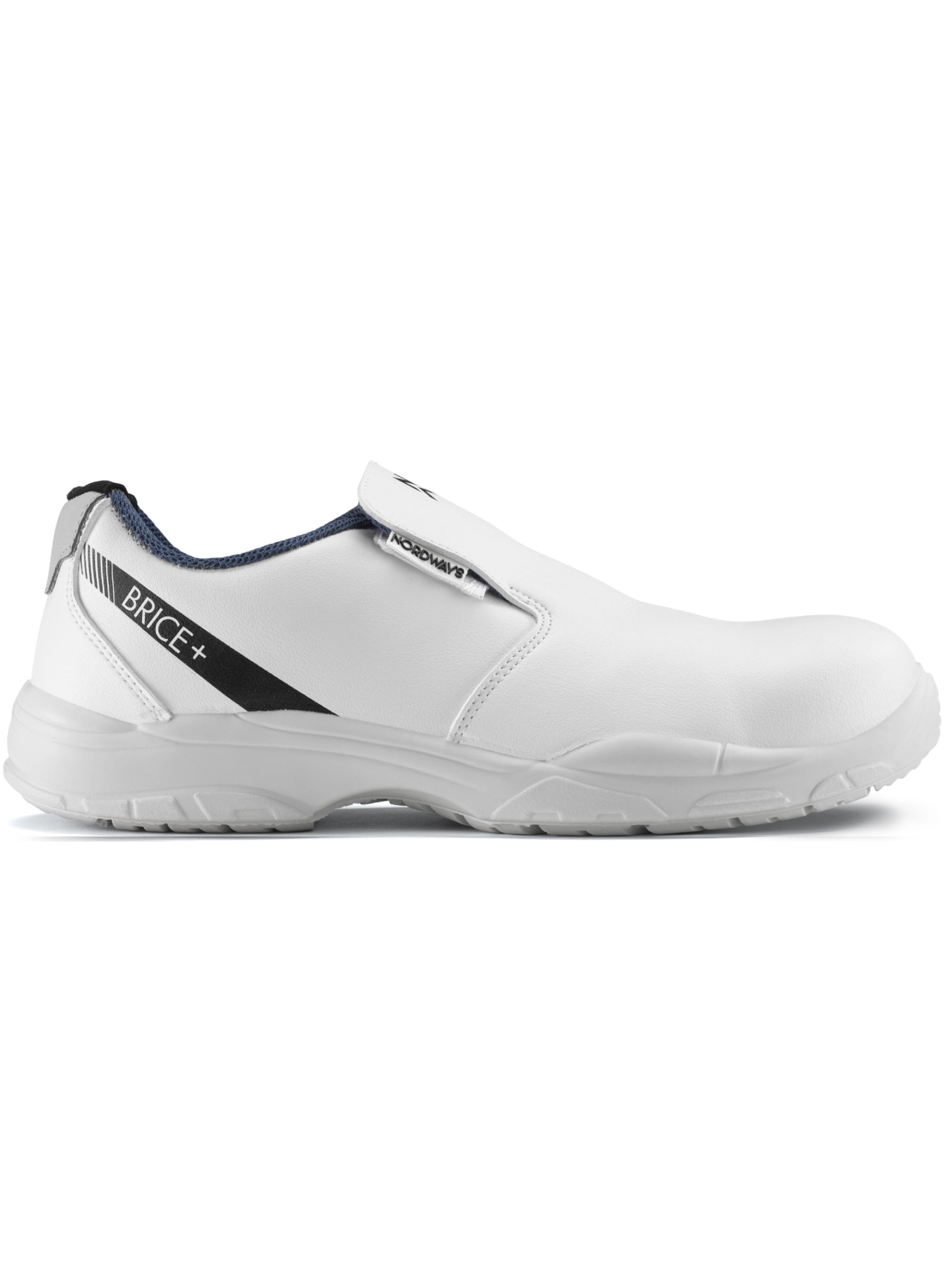 Safety Shoe BRICE PLUS S2 White by Nordways - ChefsCotton