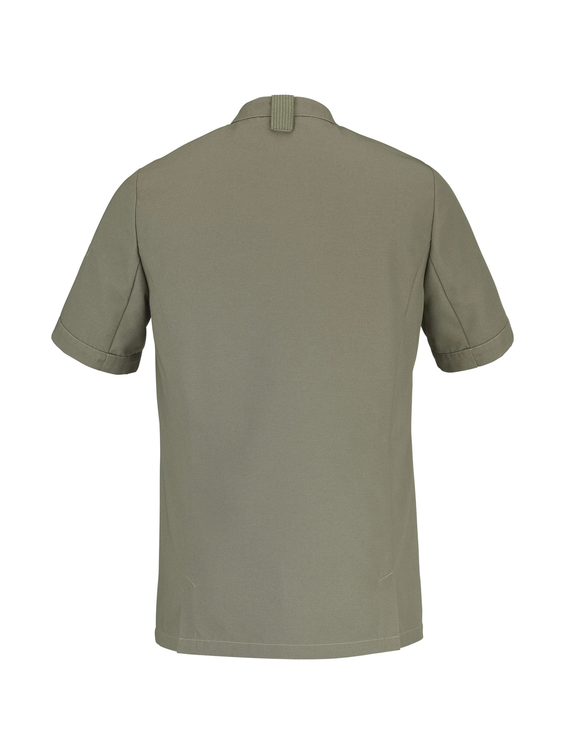 Short-Sleeved Chef Jacket Gombo Khaki by LaFont ChefsCotton